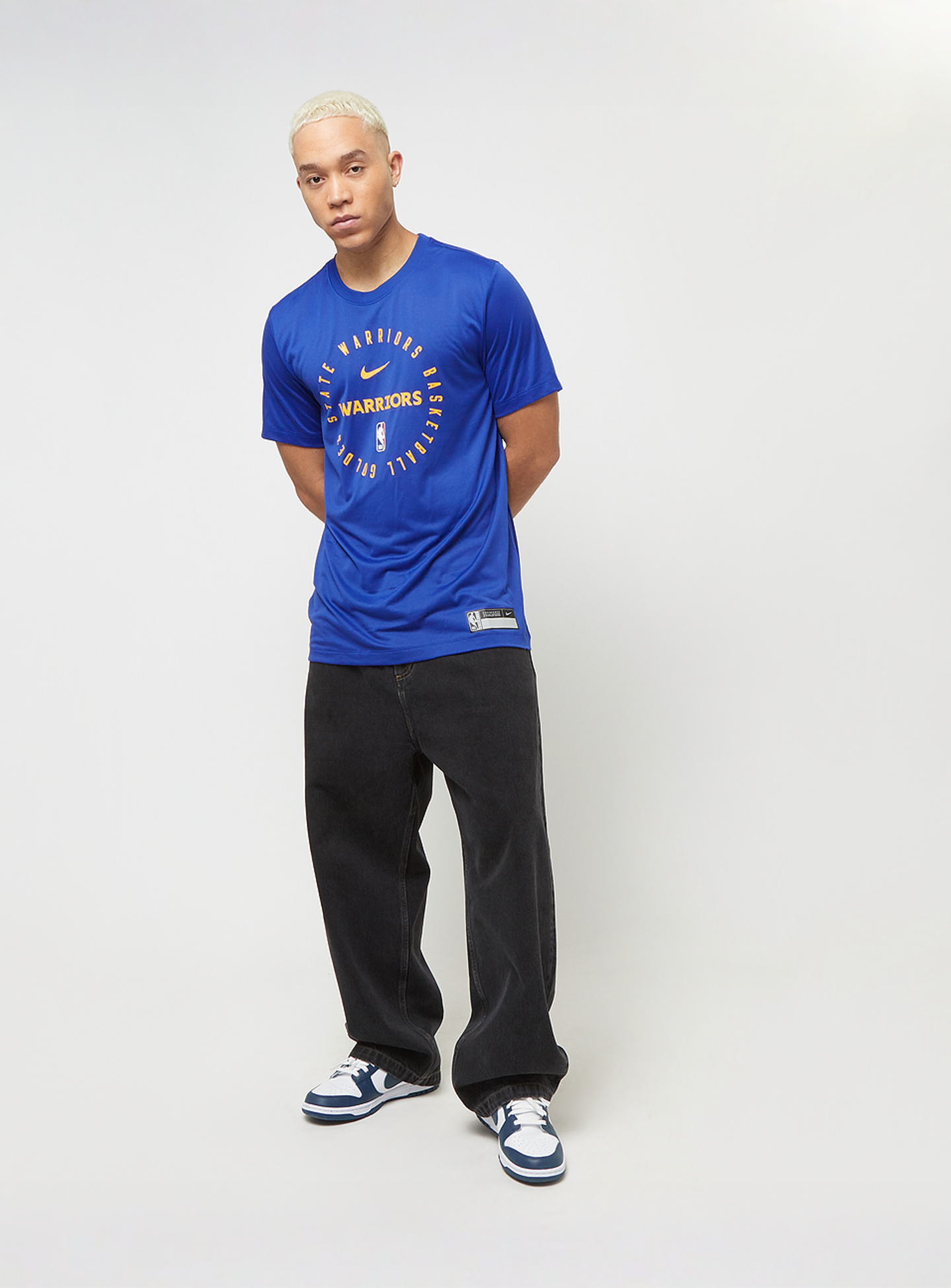 Nike, Golden State Warriors Dri-FIT NBA T-Shirt, blue, Image 5 of 5