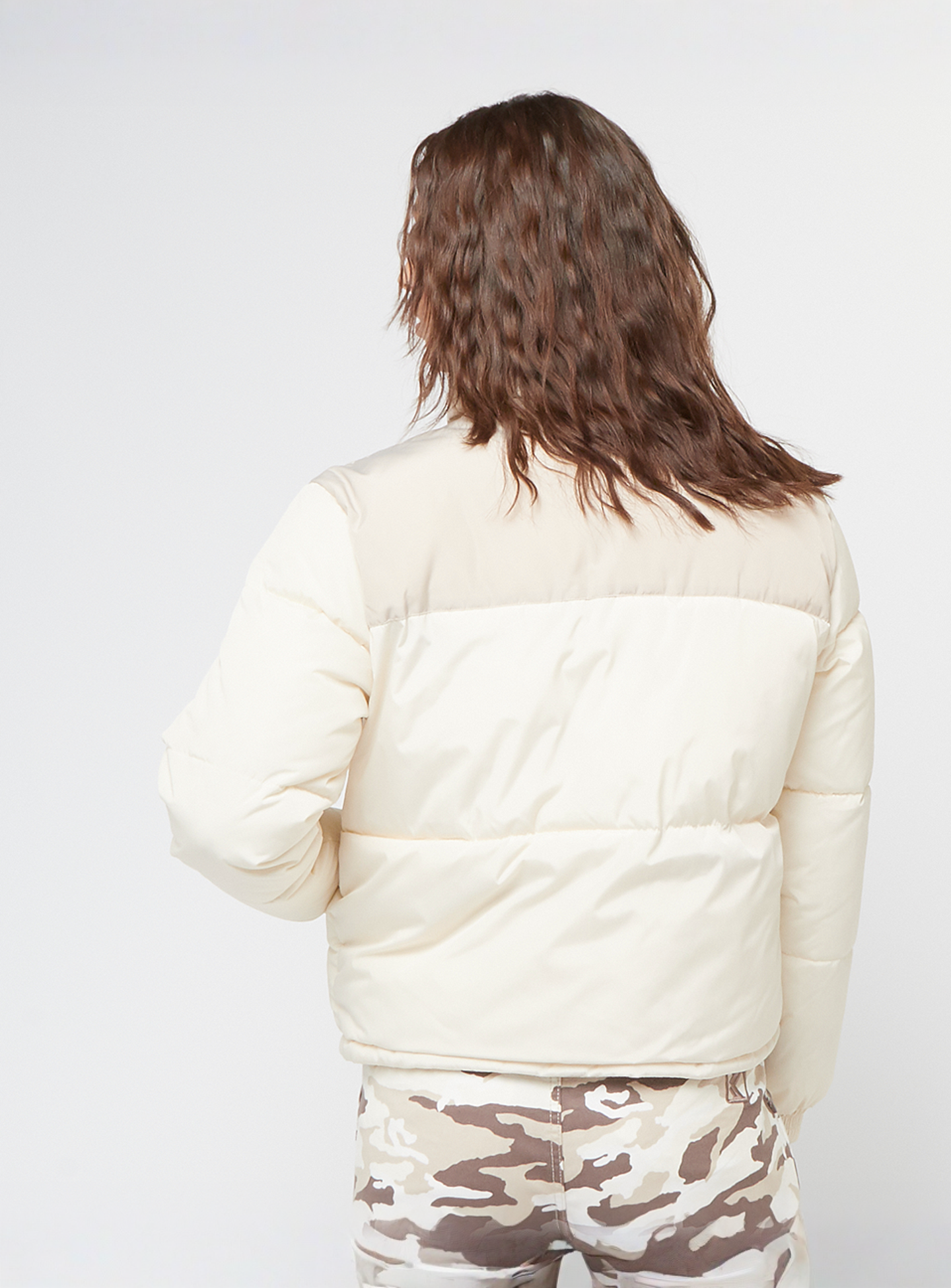 Karl Kani, Retro Essential Puffer Jacket, beige, Image 2 of 5