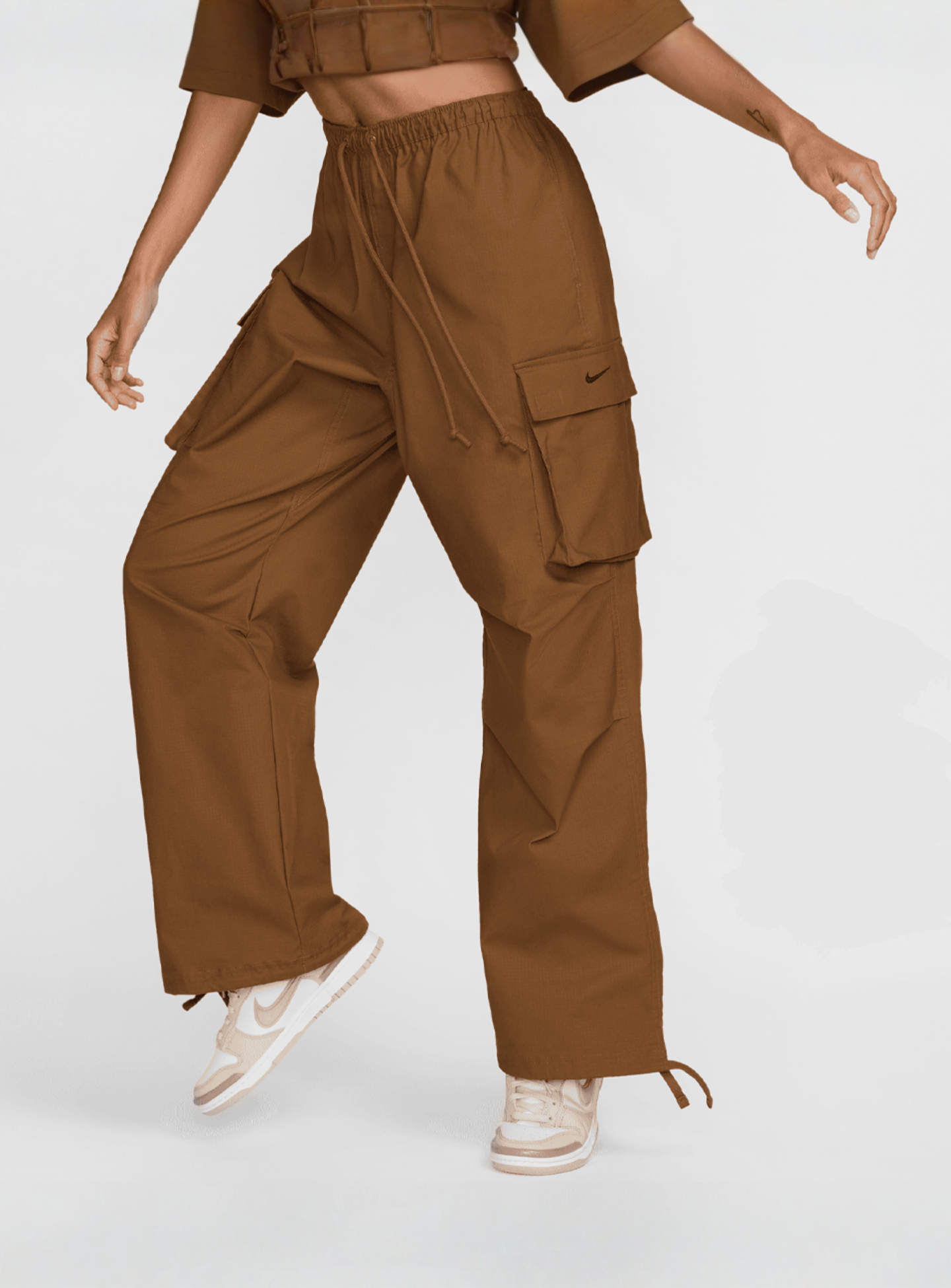 Nike, Sportswear Dance Cargo Pants, brown, Image 1 of 7