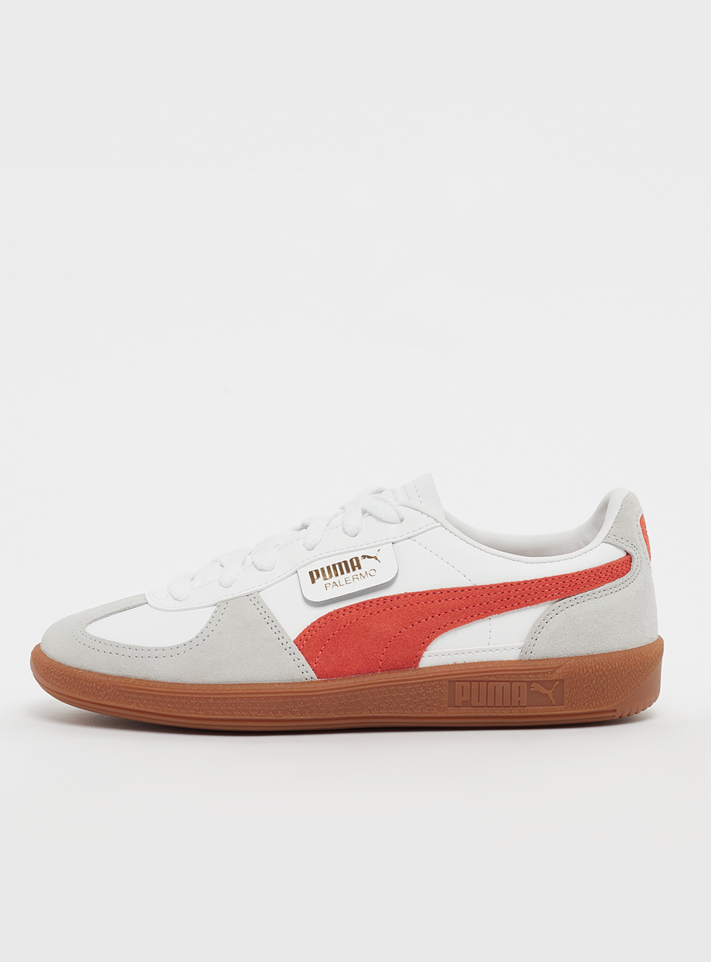 PUMA, Palermo Lth Jr (GS), white, Image 1 of 5