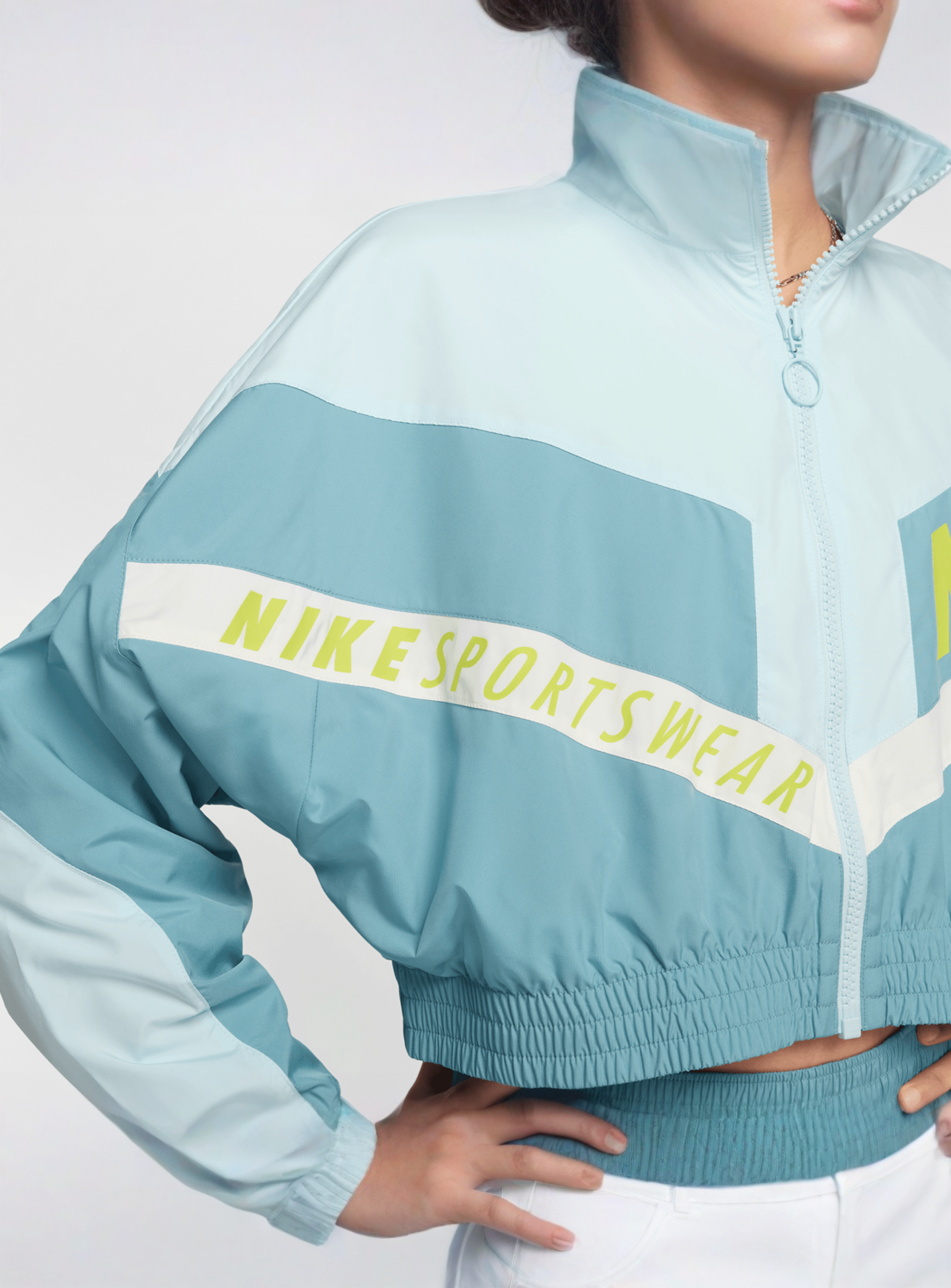 Nike, Sportswear Woven Jacket, blue, Image 6 of 8
