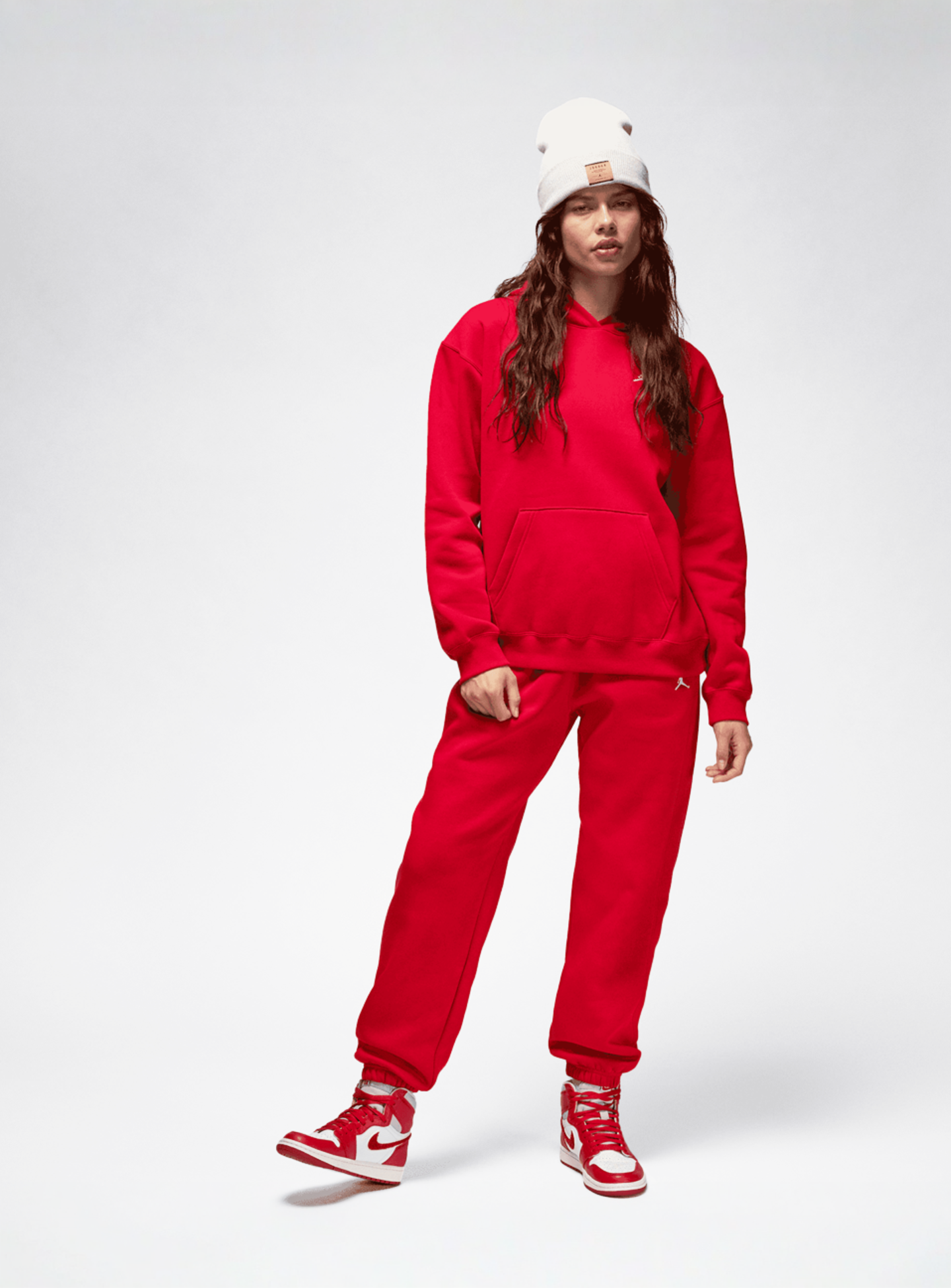 Jordan, Brooklyn Fleece Pullover 24, red, Image 7 of 7