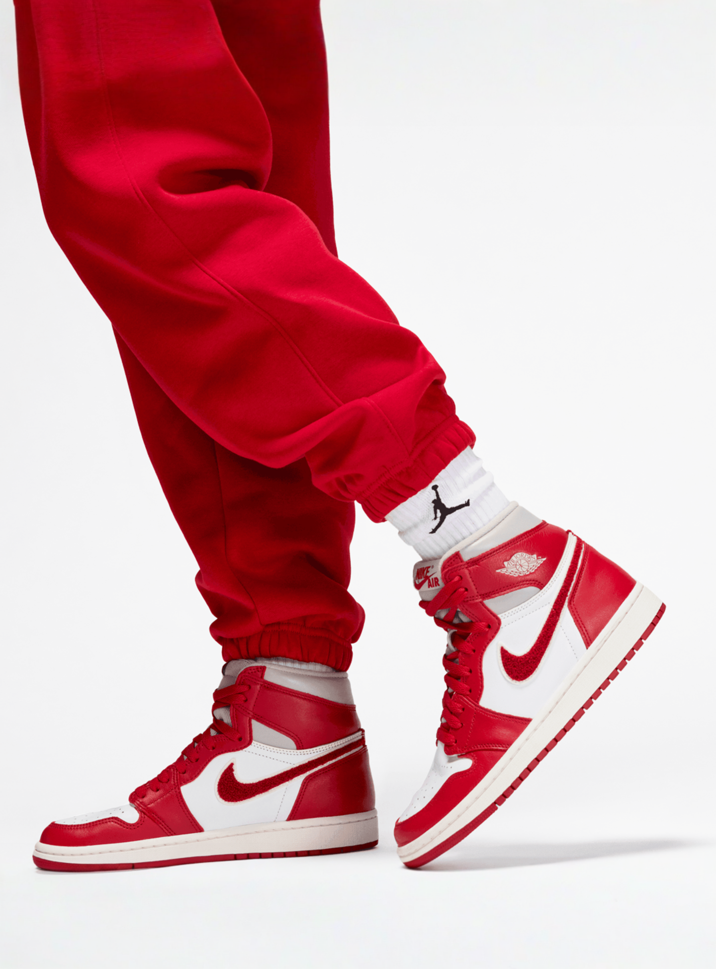 Jordan, Brooklyn Fleece Pant 24, red, Image 4 of 5