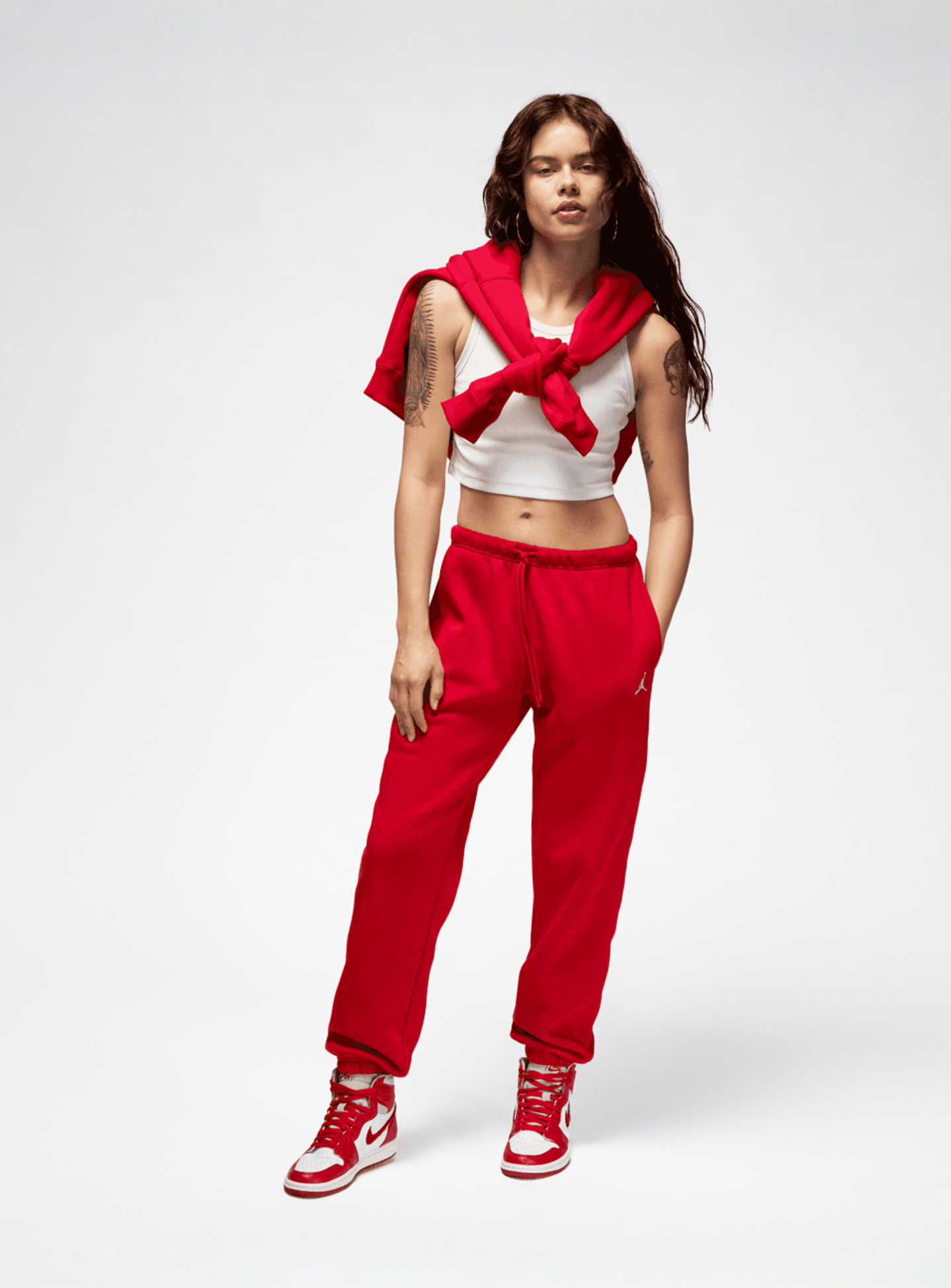 Jordan, Brooklyn Fleece Pant 24, red, Image 5 of 5