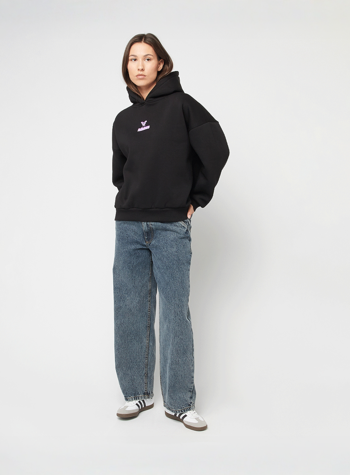 Felicious, FELI Basic Hoodie, black, Image 4 of 4