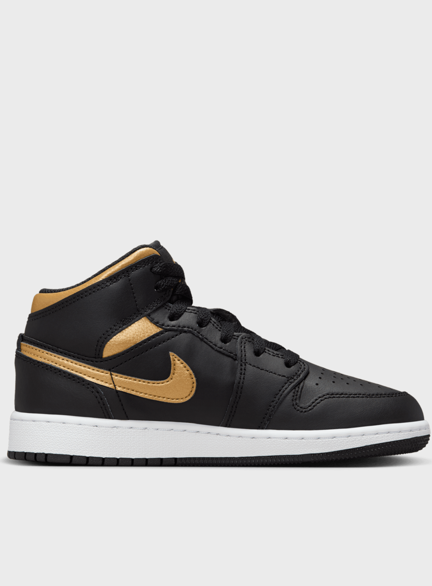 Jordan, Air Jordan 1 Mid (GS), black, Image 2 of 8