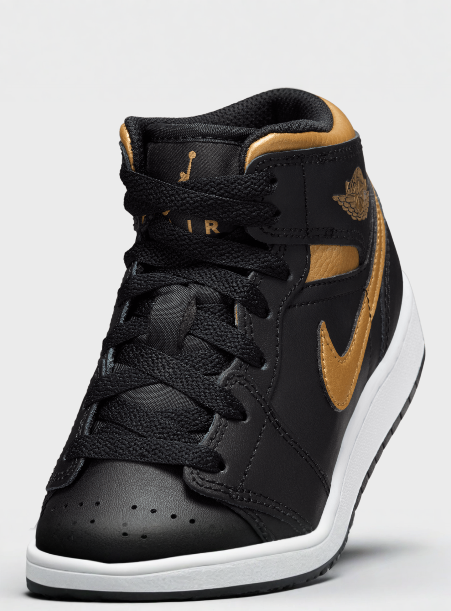 Jordan, Air Jordan 1 Mid (GS), black, Image 7 of 8