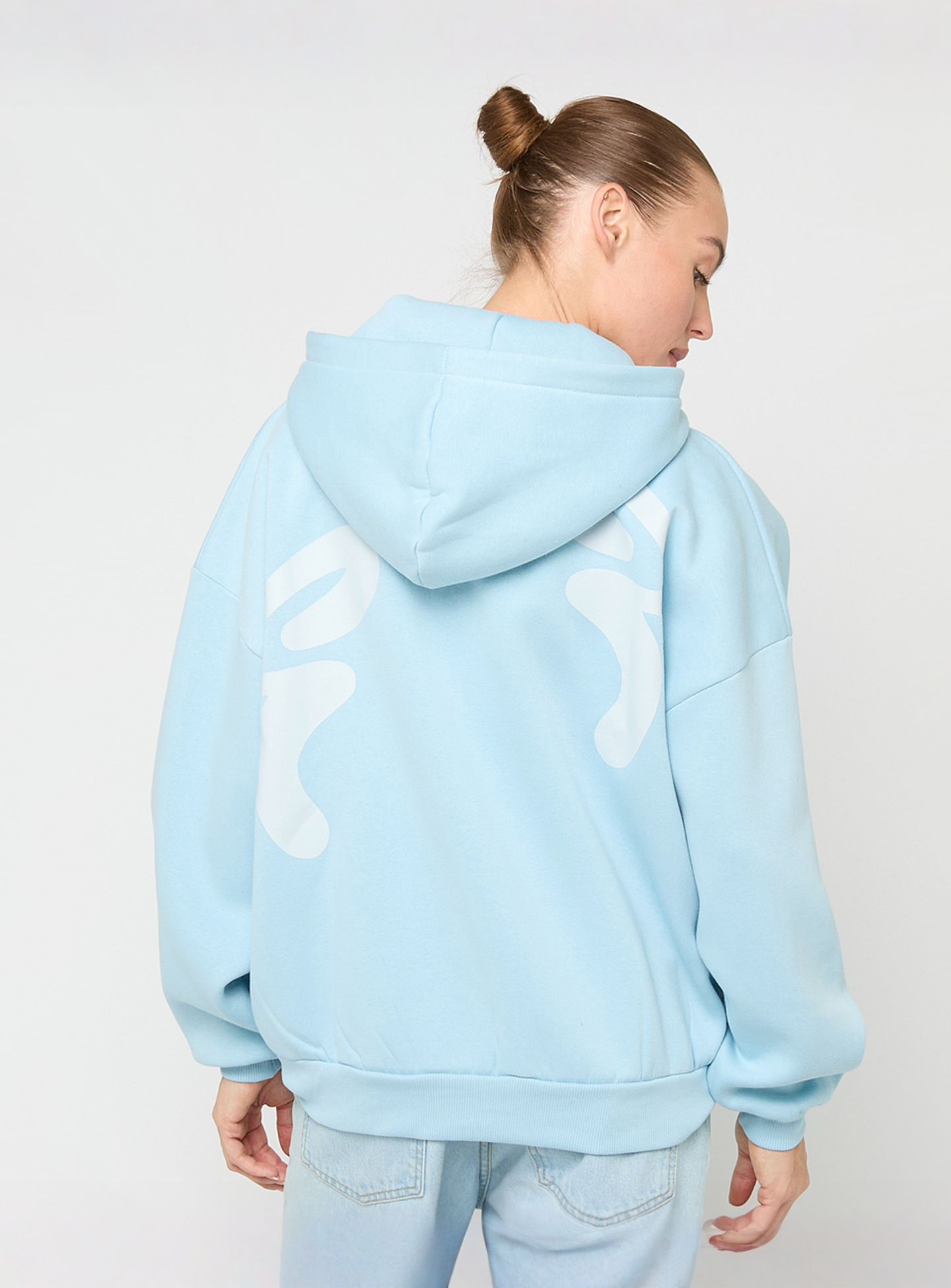 Felicious, Feli Oversized Sweatjacket, blue, Image 2 of 5