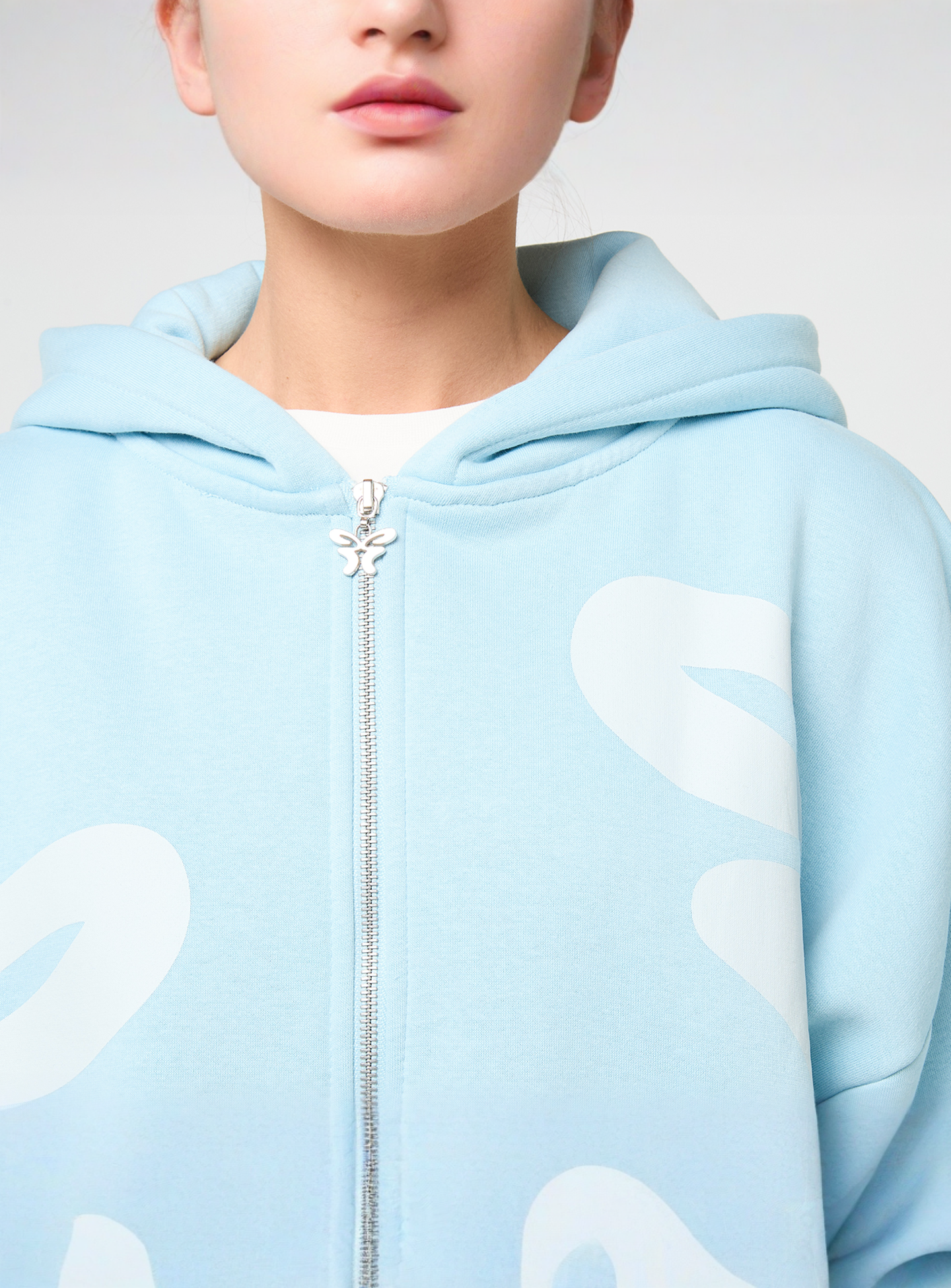 Felicious, Feli Oversized Sweatjacket, blue, Image 3 of 5