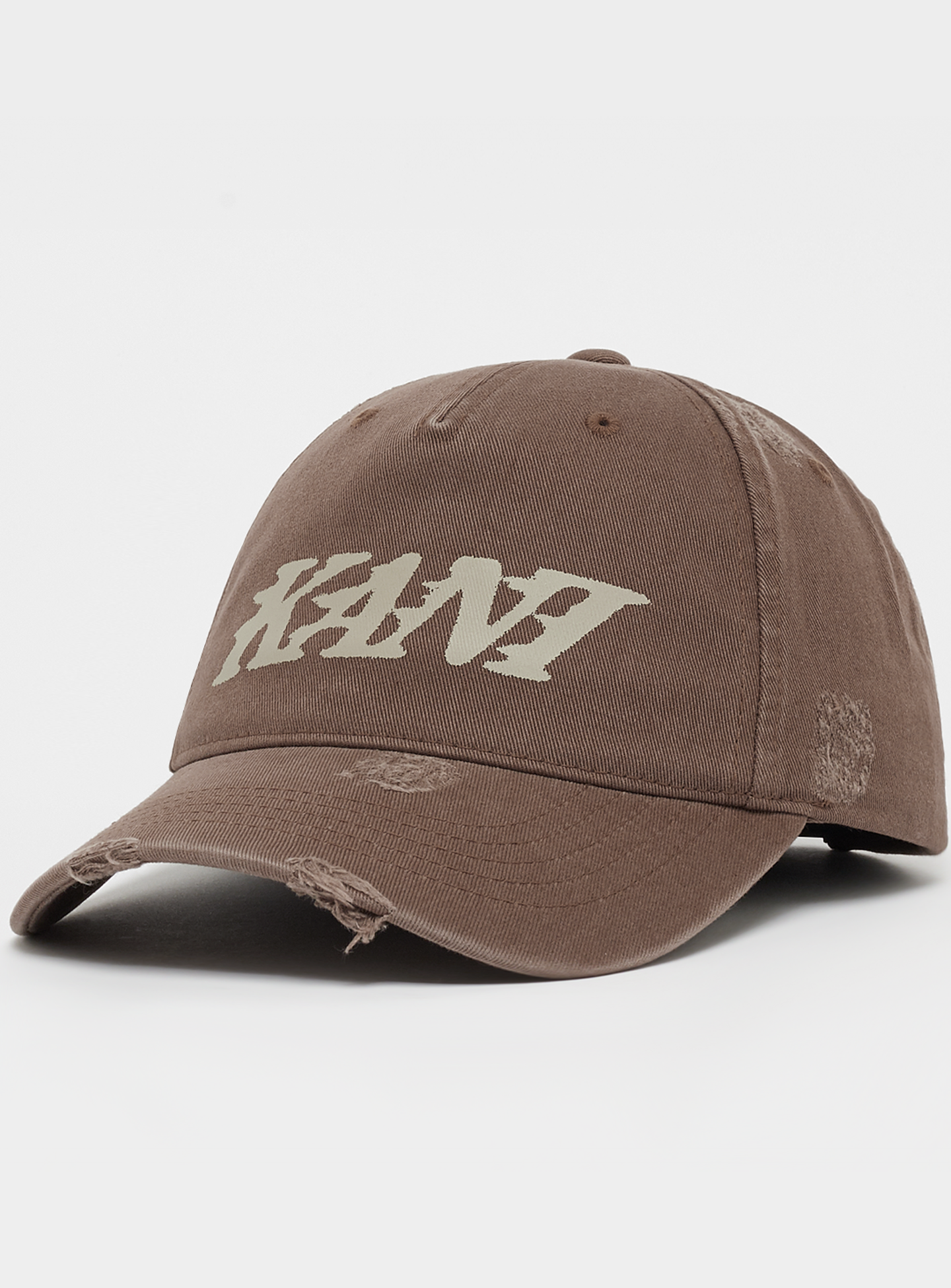 Karl Kani, Vanished Distress Baseball Cap, brown, Image 1 of 5