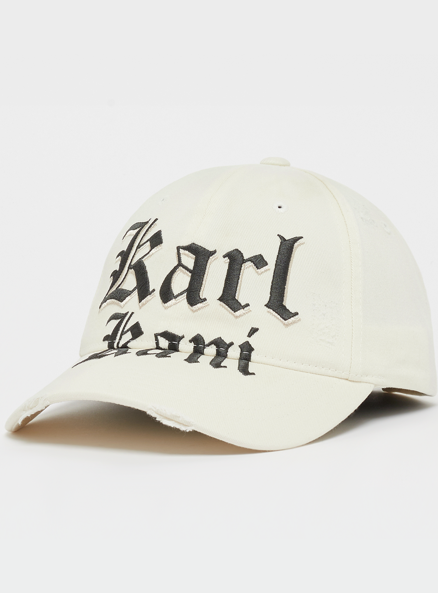 Karl Kani, Old English Distress Baseball Cap, beige, Image 1 of 5