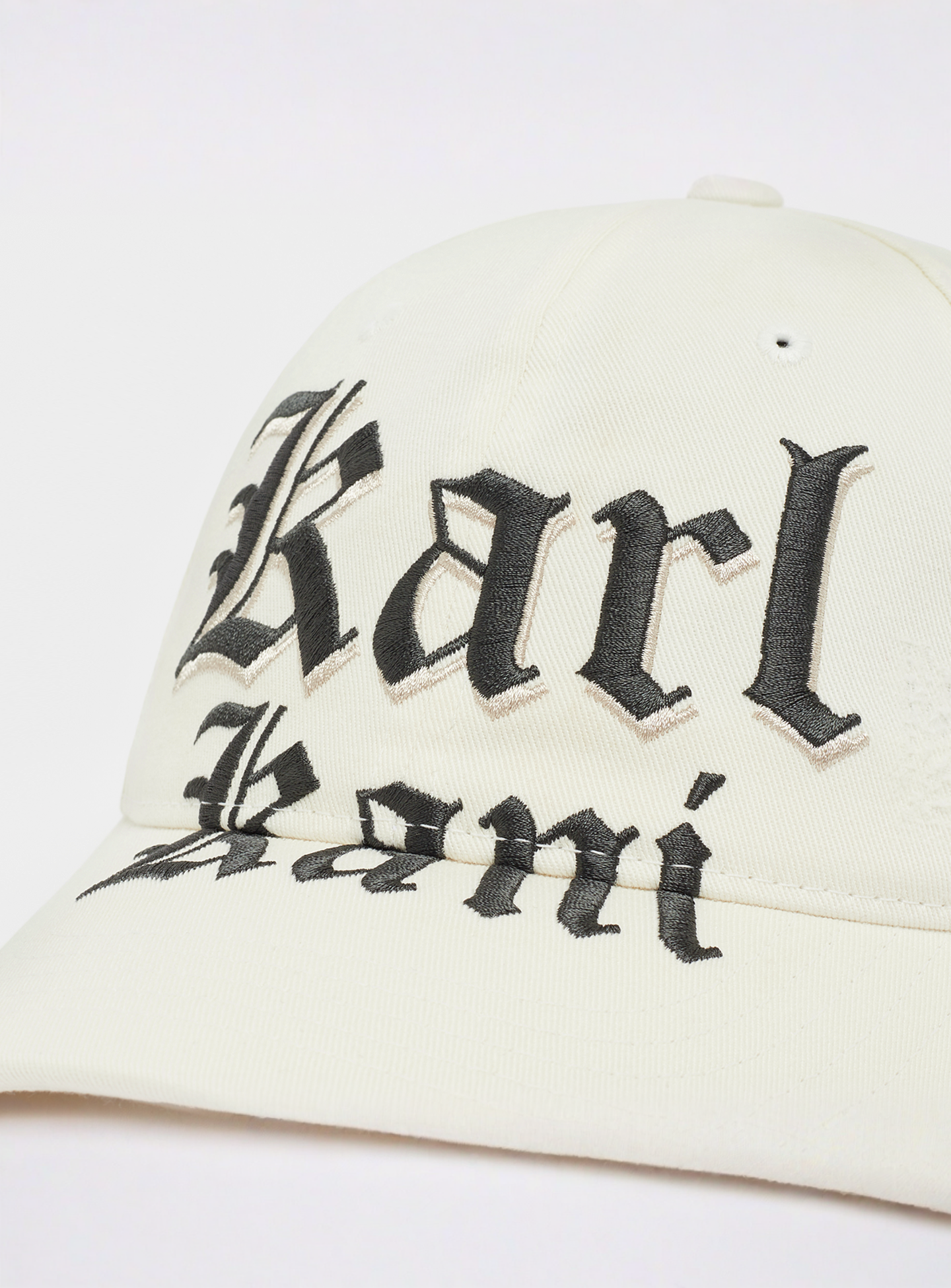 Karl Kani, Old English Distress Baseball Cap, beige, Image 4 of 5