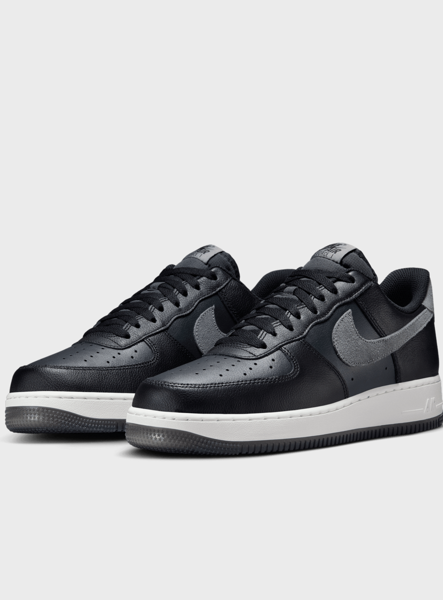 Nike, Air Force 1 '07 LV8, black, Image 4 of 8