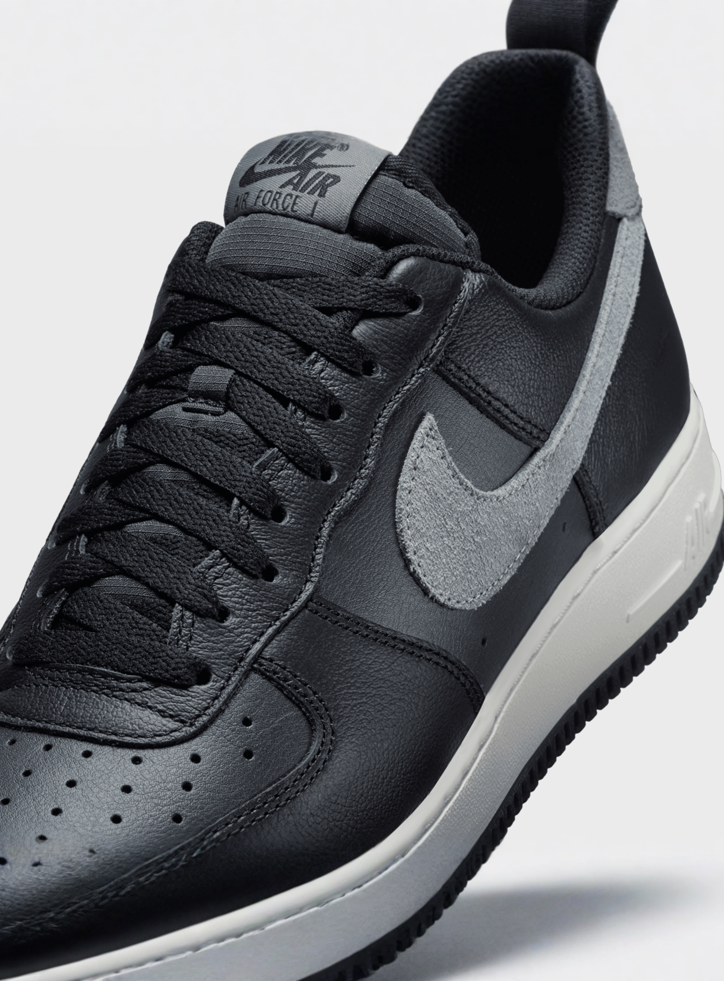 Nike, Air Force 1 '07 LV8, black, Image 7 of 8
