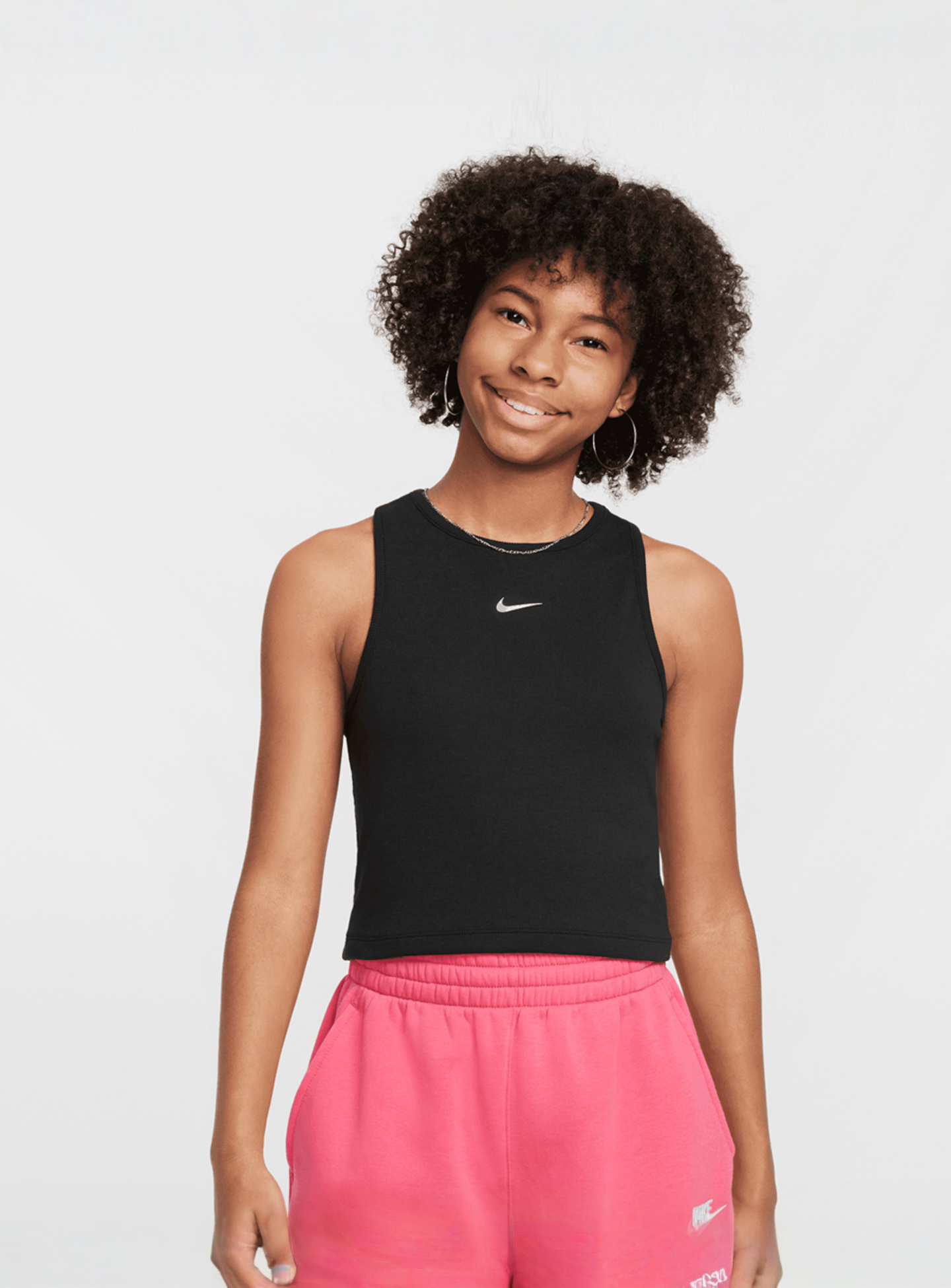 Nike, Sportswear Rib Tank Dance, black, Image 1 of 4