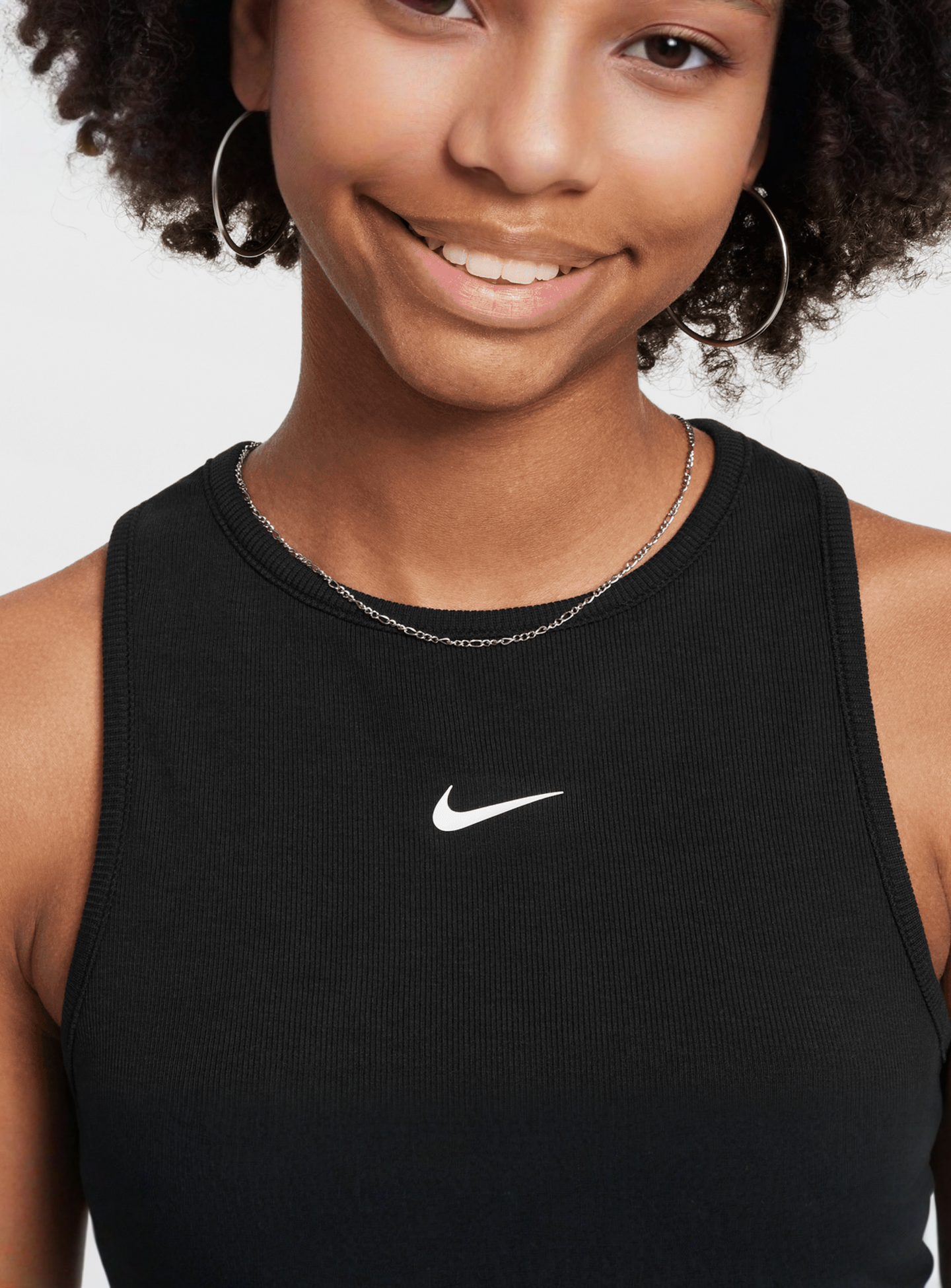 Nike, Sportswear Rib Tank Dance, black, Image 3 of 4