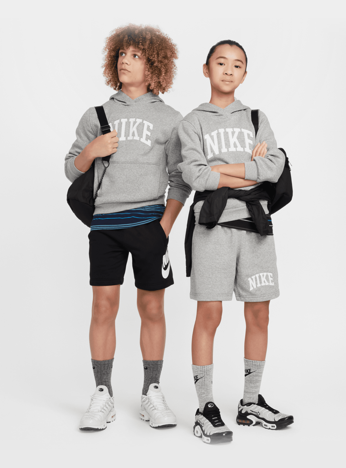 Nike, Sportswear Club French-Terry-Hoodie, grey, Image 6 of 6