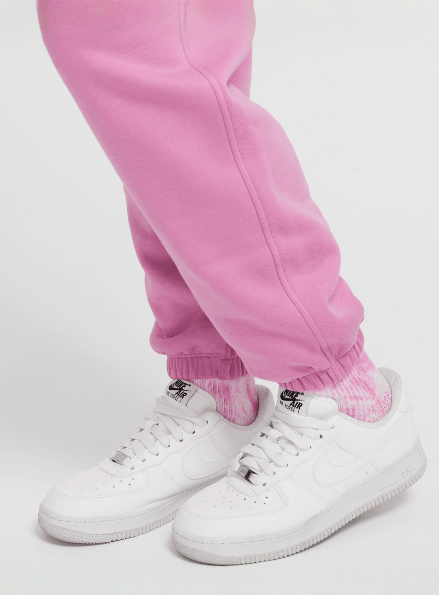 Nike, Sportswear Club Fleece Loose Pants, light pink, Image 5 of 6