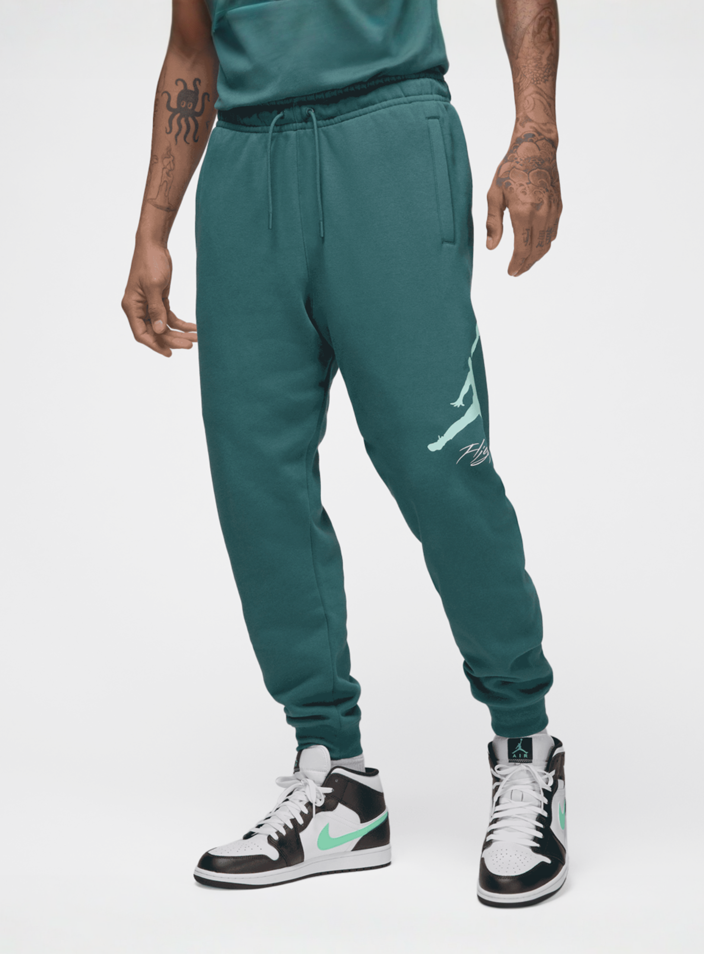Jordan, Essential Fleece Baseline Pants, green, Image 1 of 7