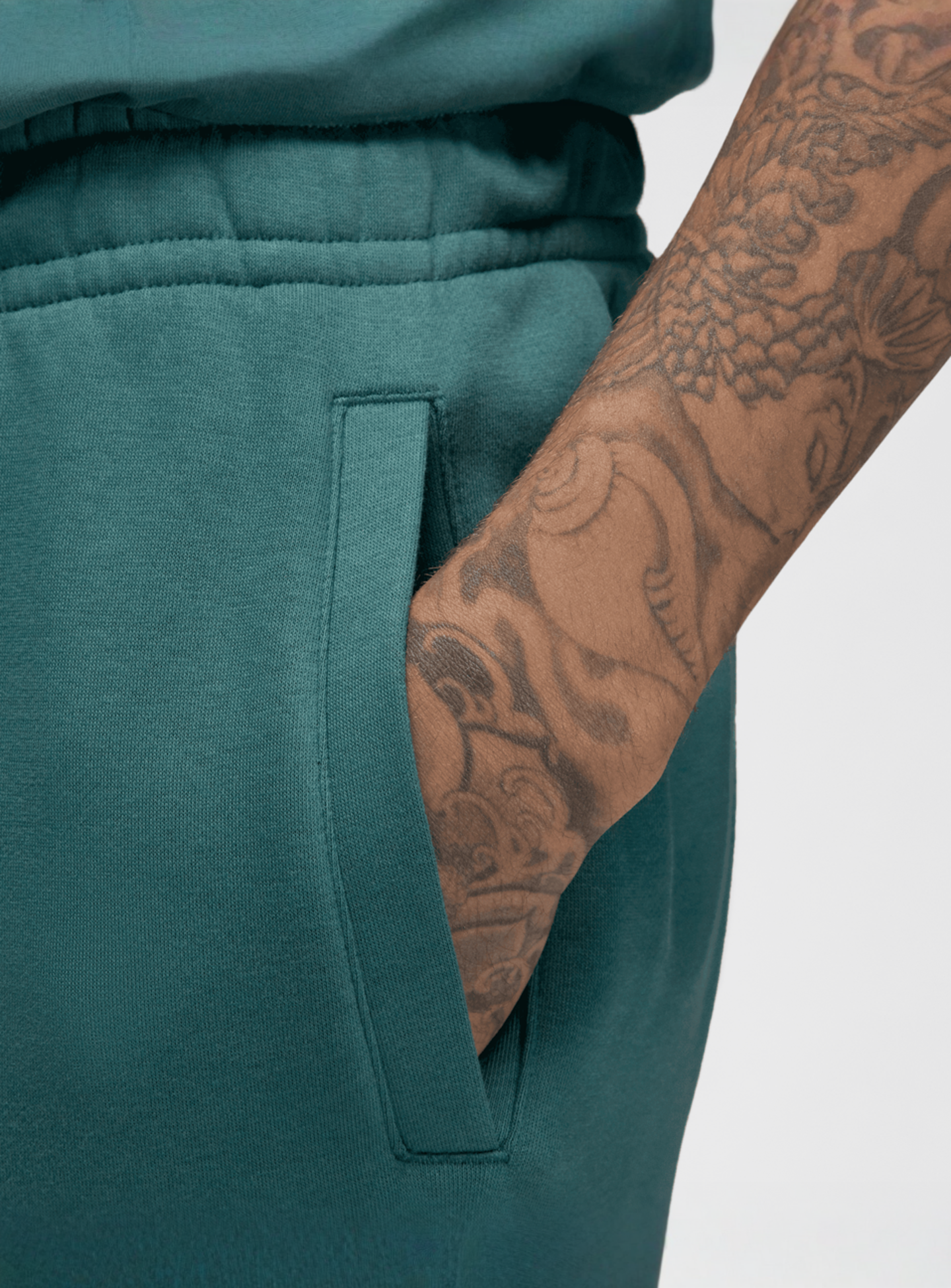 Jordan, Essential Fleece Baseline Pants, green, Image 3 of 7