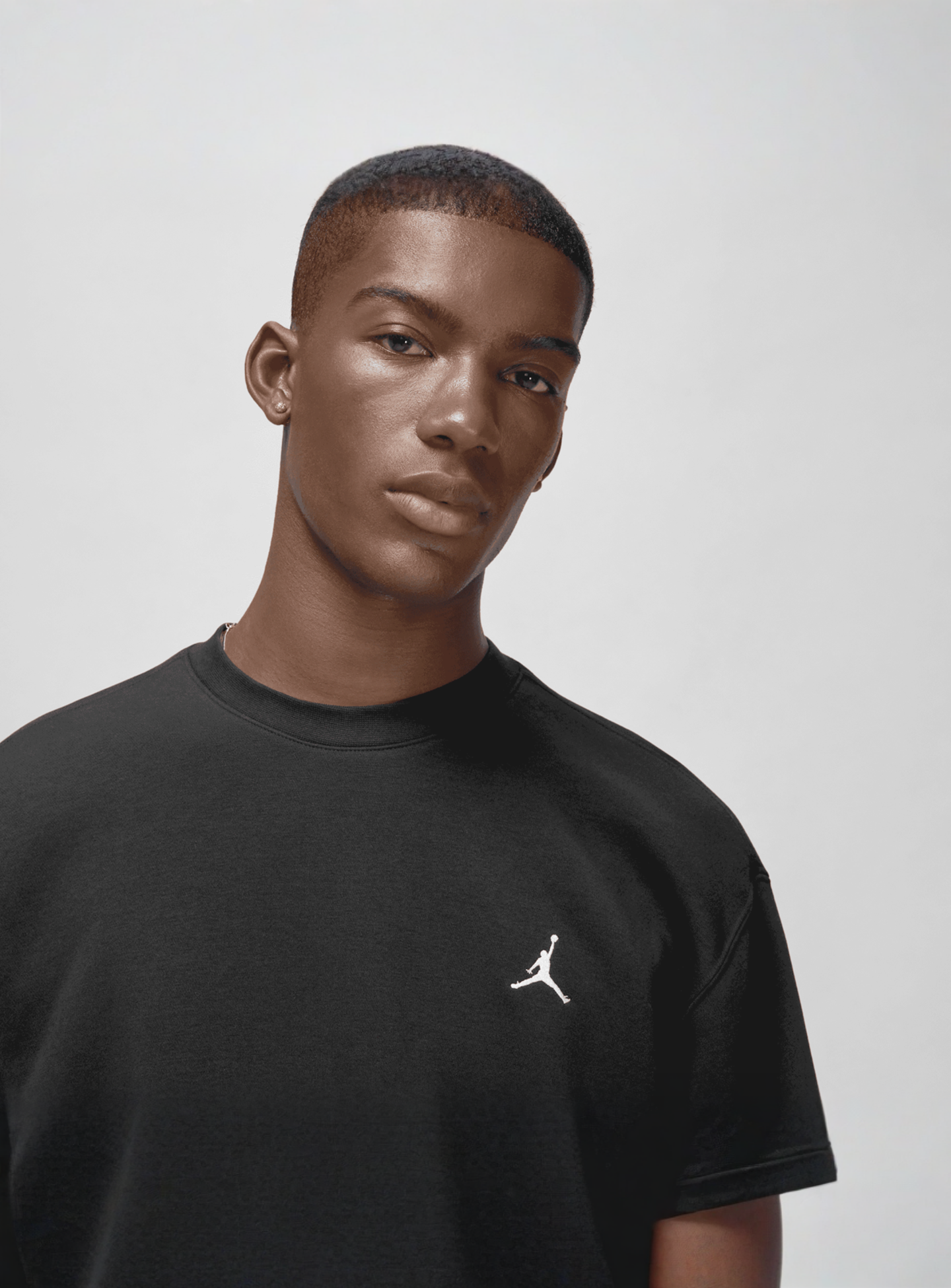 Jordan, Brooklyn Fleece Crewneck, black, Image 3 of 4