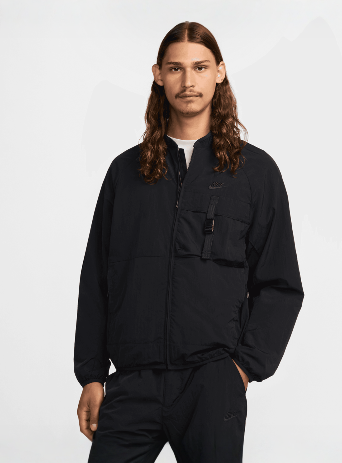 Nike, Tech Woven Jacket, black, Image 1 of 6