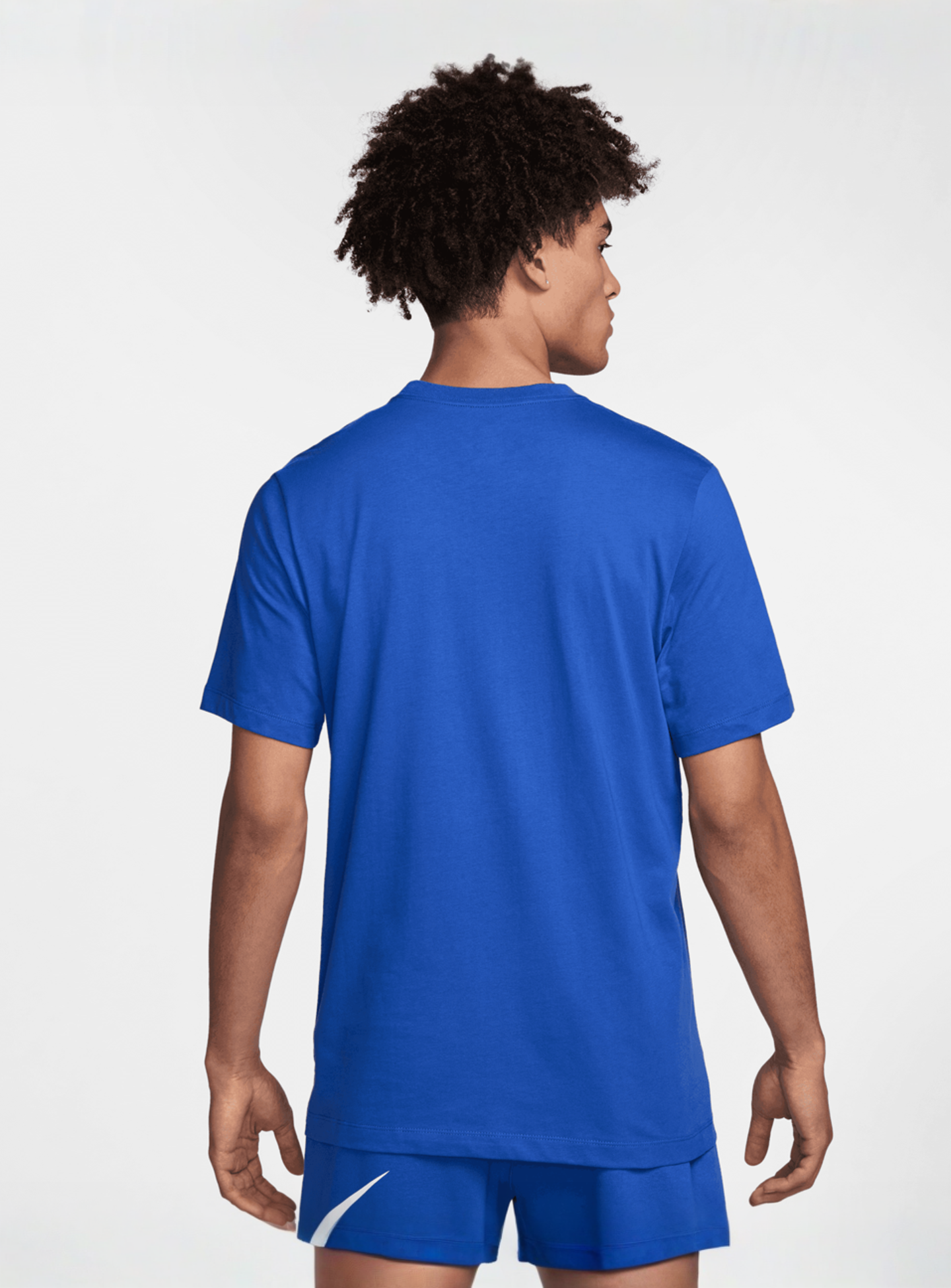 Nike, Sportswear Tee Icon Swoosh, blue, Image 2 of 4