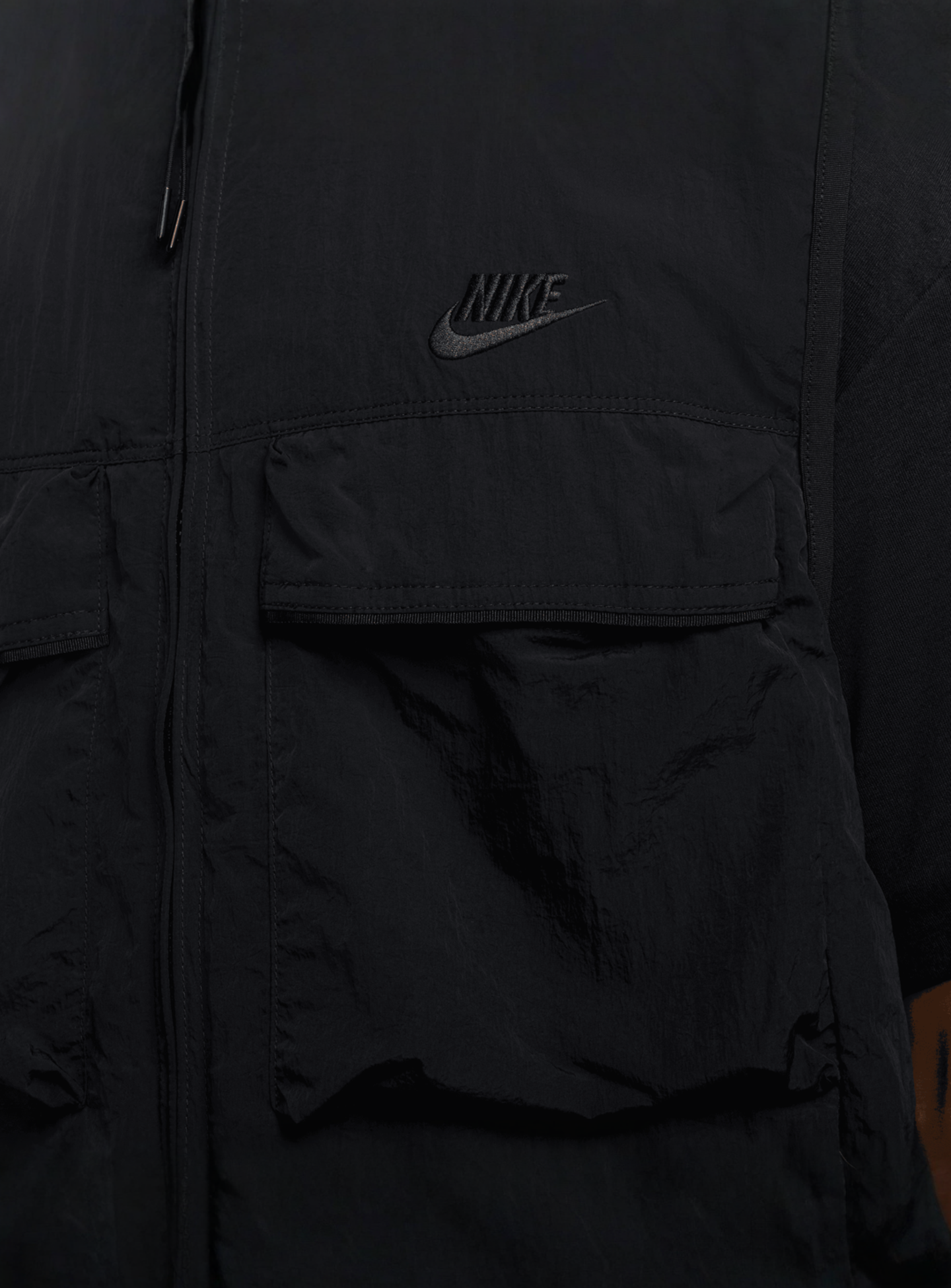 Nike, Tech Woven Vest, black, Image 5 of 7