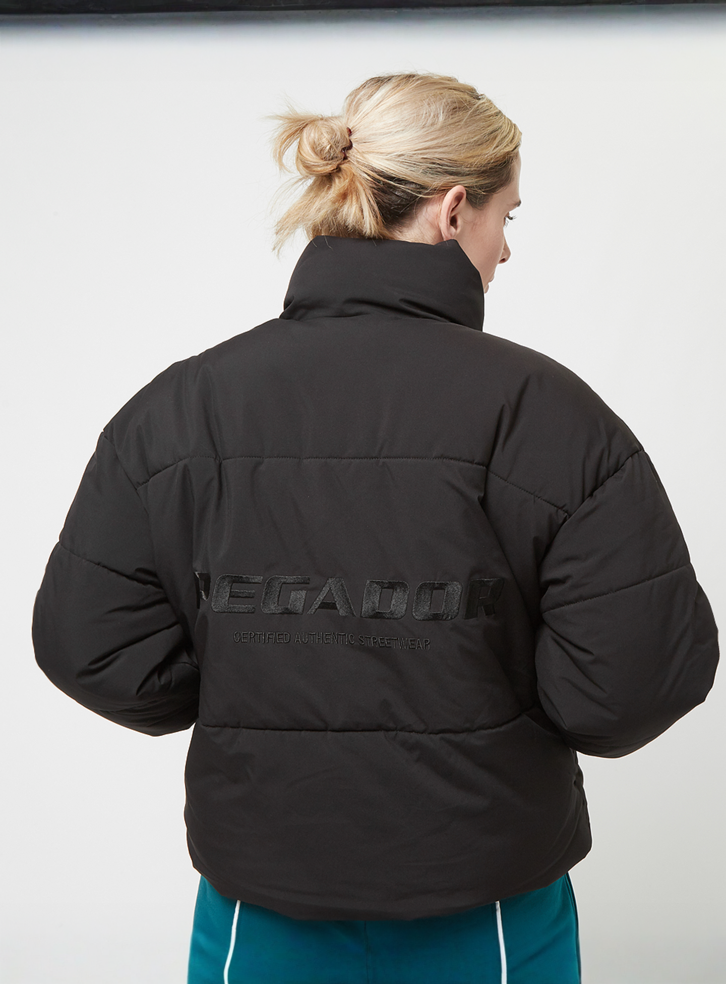 Pegador, Jara Oversized Boxy Puffer Jacket, black, Image 2 of 6