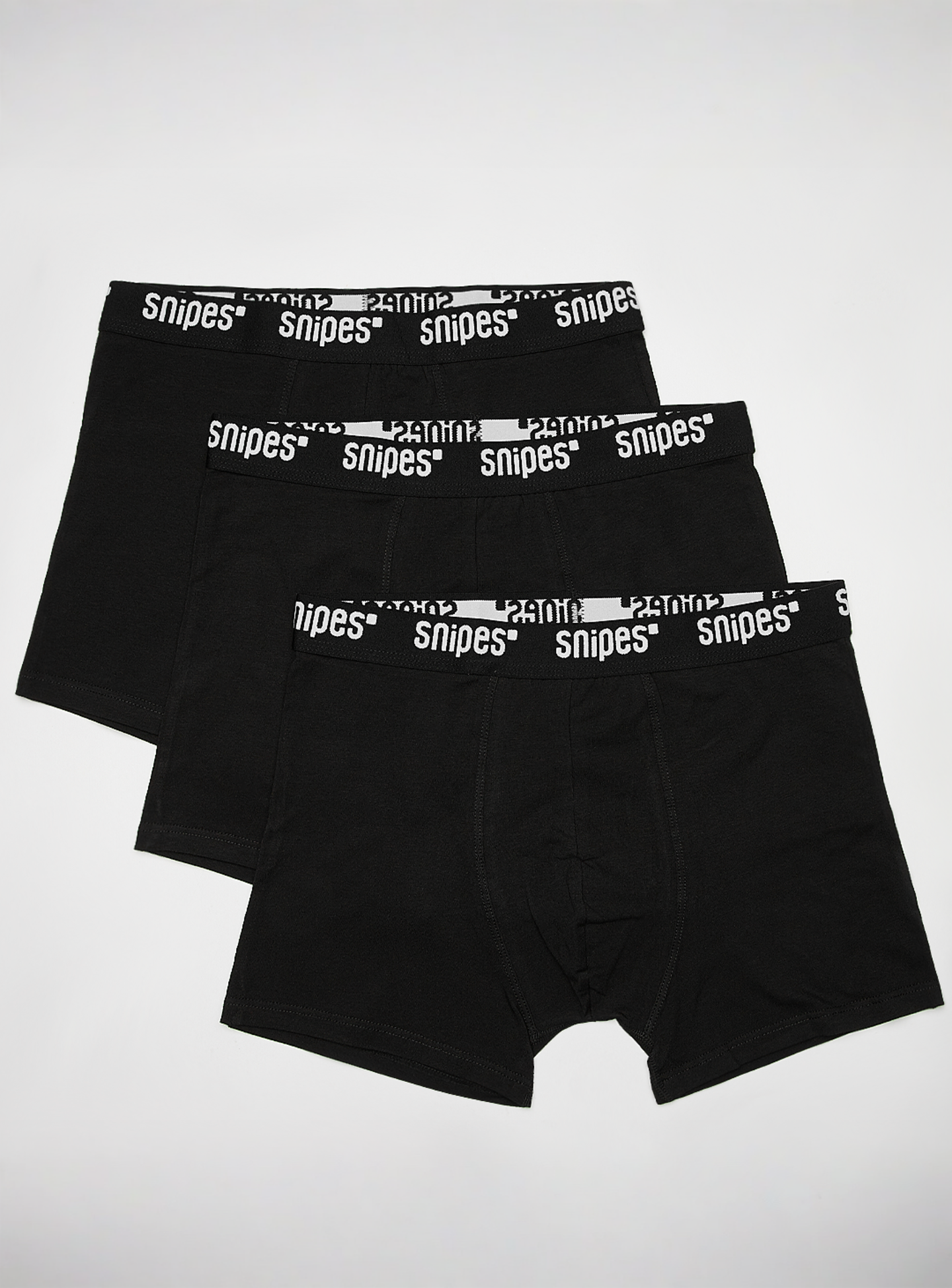 SNIPES, 3 PACK - Black Tabe Brief Boxershorts, black, Image 1 of 2