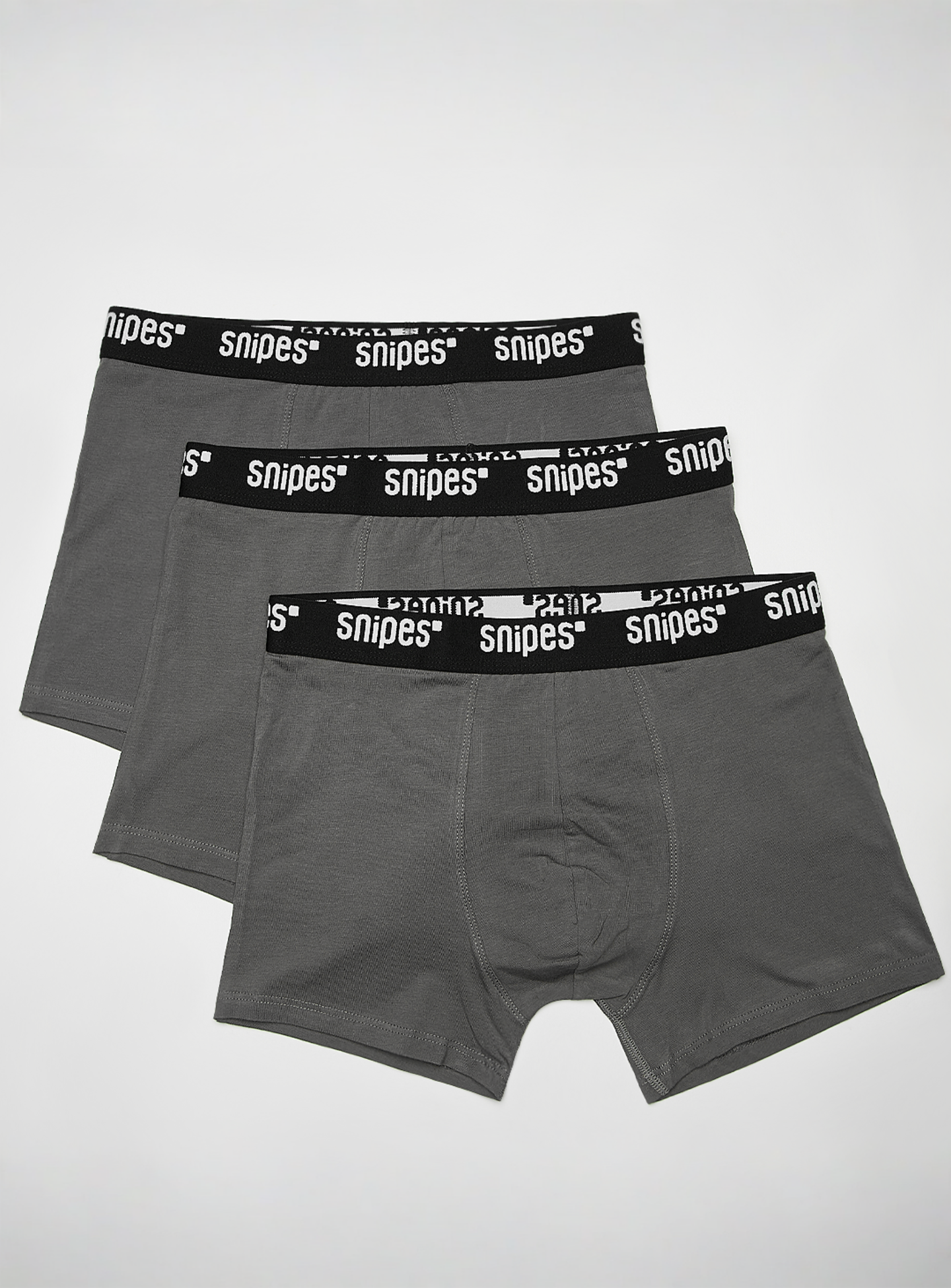 SNIPES, 3 PACK - Black Tape Boxershorts, grey, Image 1 of 2