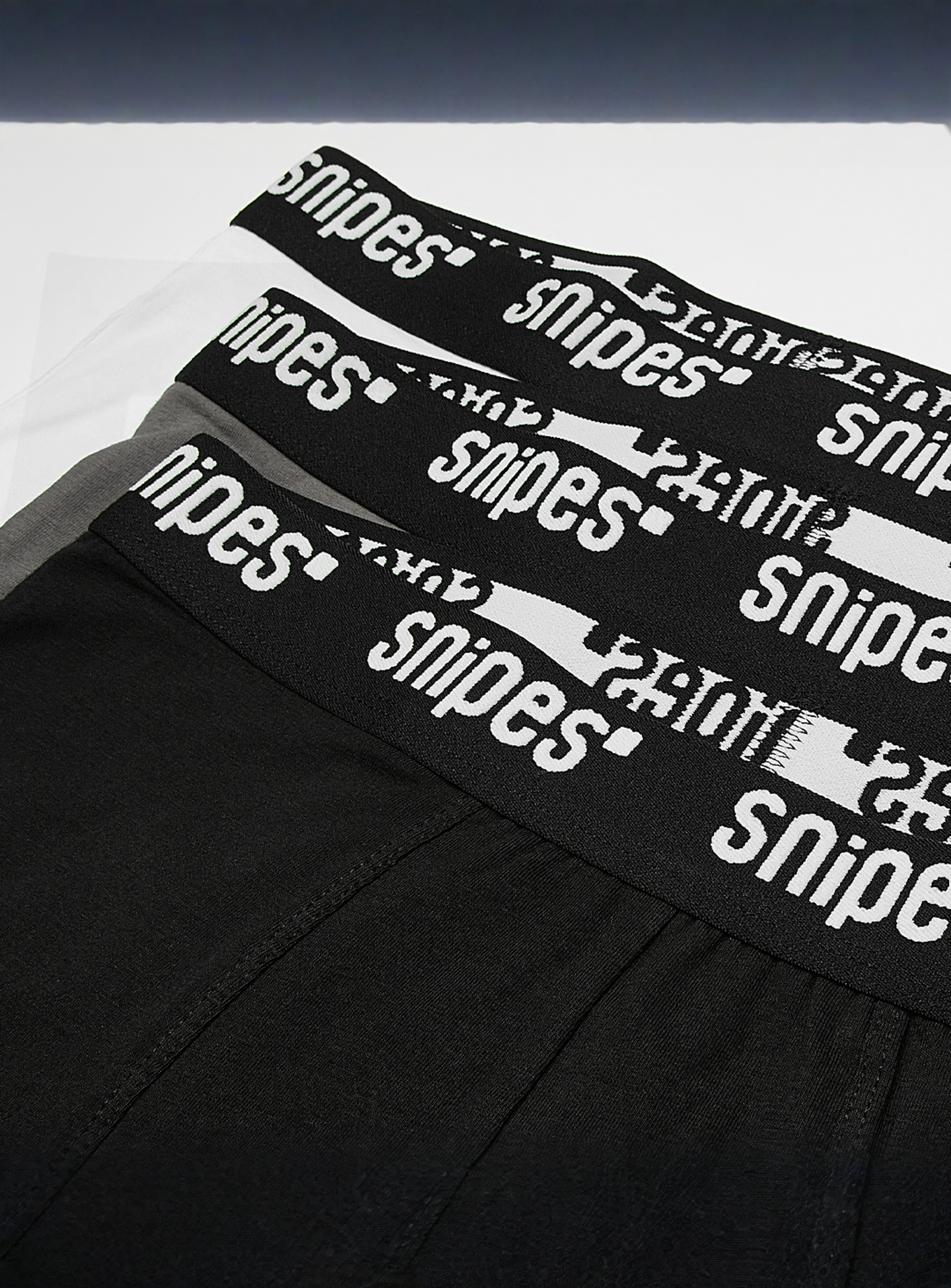 SNIPES, 3 PACK - Black Tape Briefs Boxershorts, multi-colour, Image 2 of 2