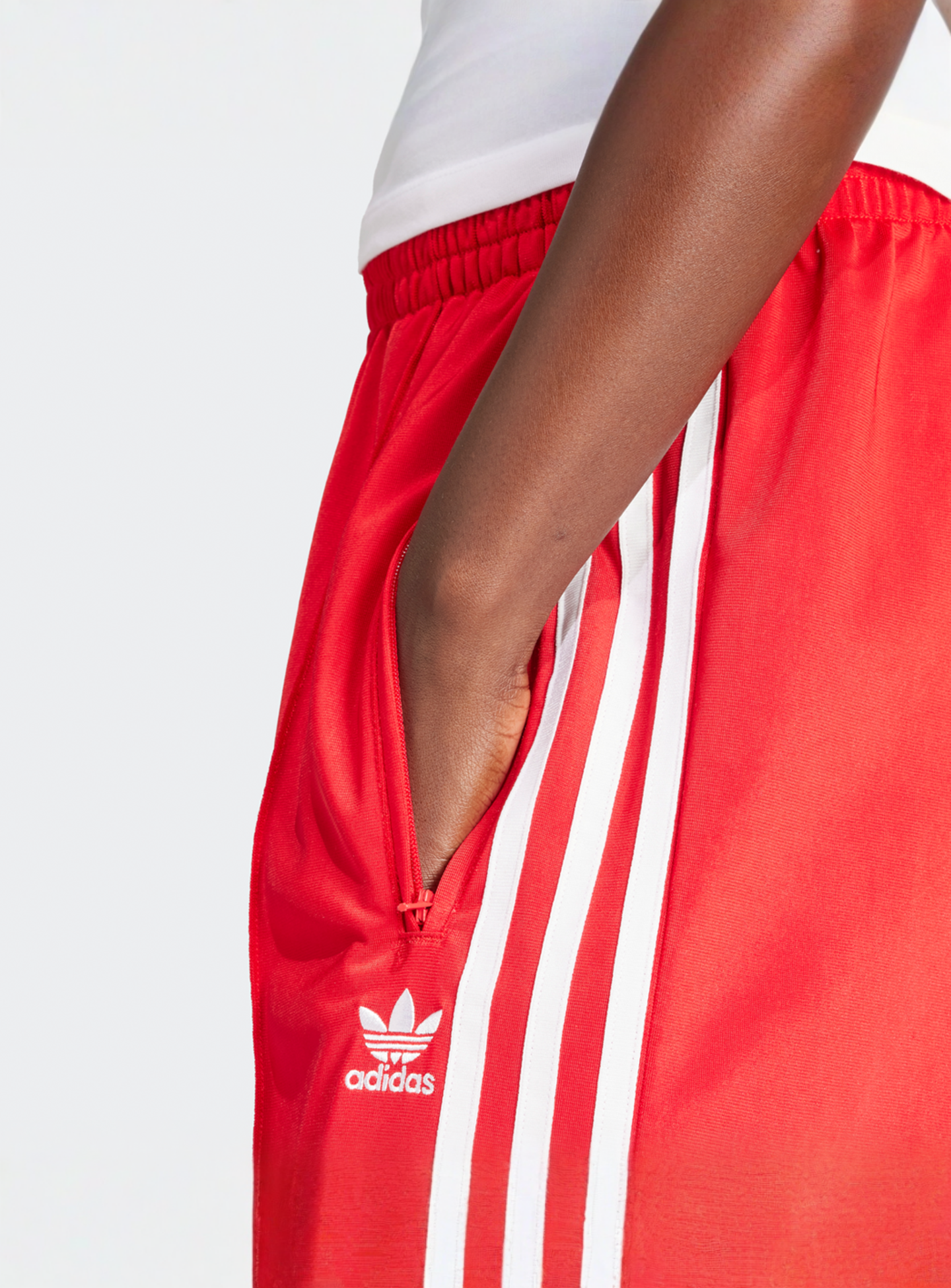 adidas Originals, Firebird Loose Track Pants, red, Image 3 of 4