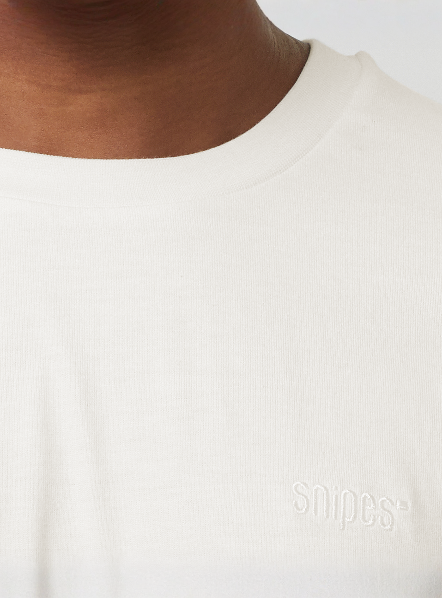 SNIPES, Small Logo Essential Oversized Tee, white, Image 3 of 4