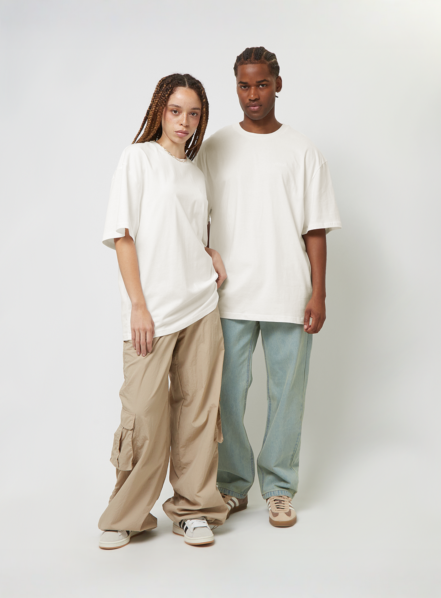 SNIPES, Small Logo Essential Oversized Tee, white, Image 4 of 4