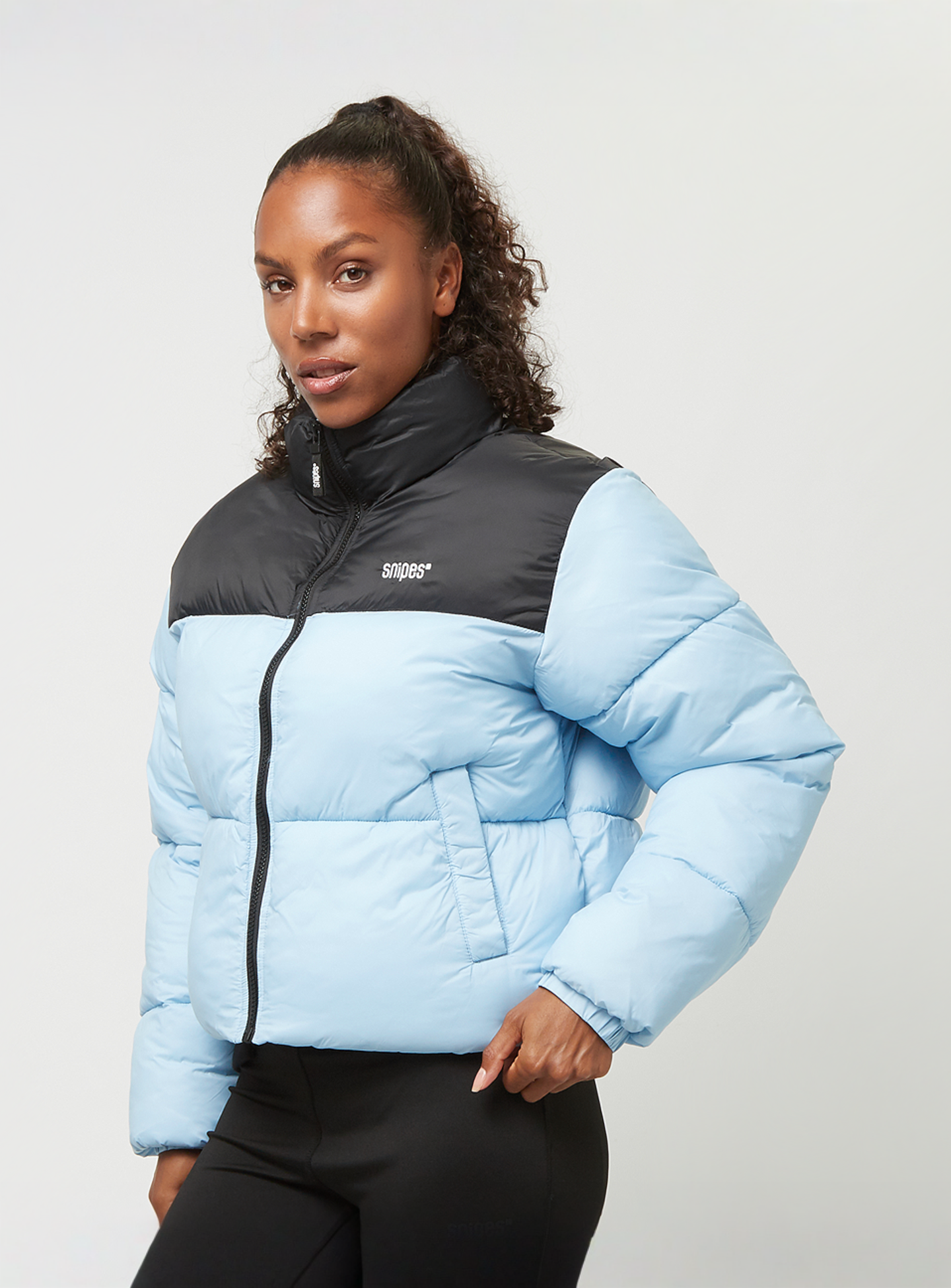 SNIPES, Small Logo Esssential Puffer Jacke, blue, Image 1 of 5