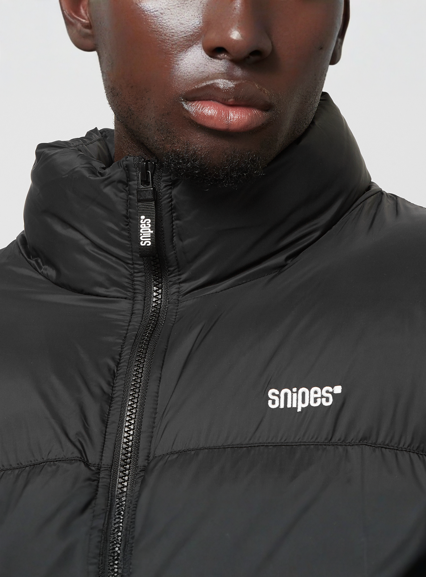 SNIPES, Small Logo Essential Puffer Jacke, black, Image 3 of 4