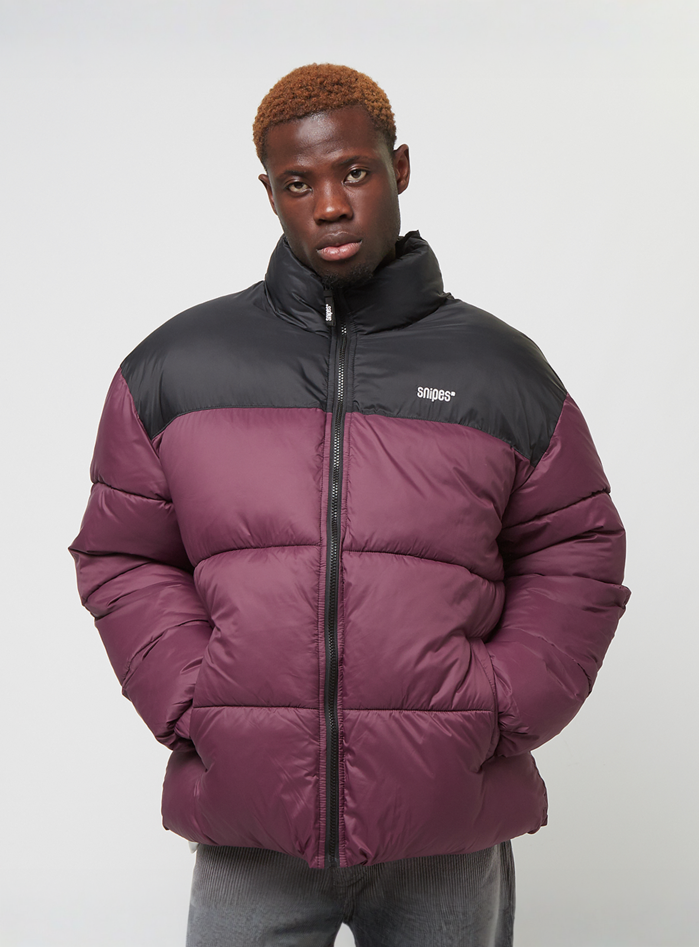 SNIPES, Small Logo Essential Puffer Jacke, red, Image 1 of 5