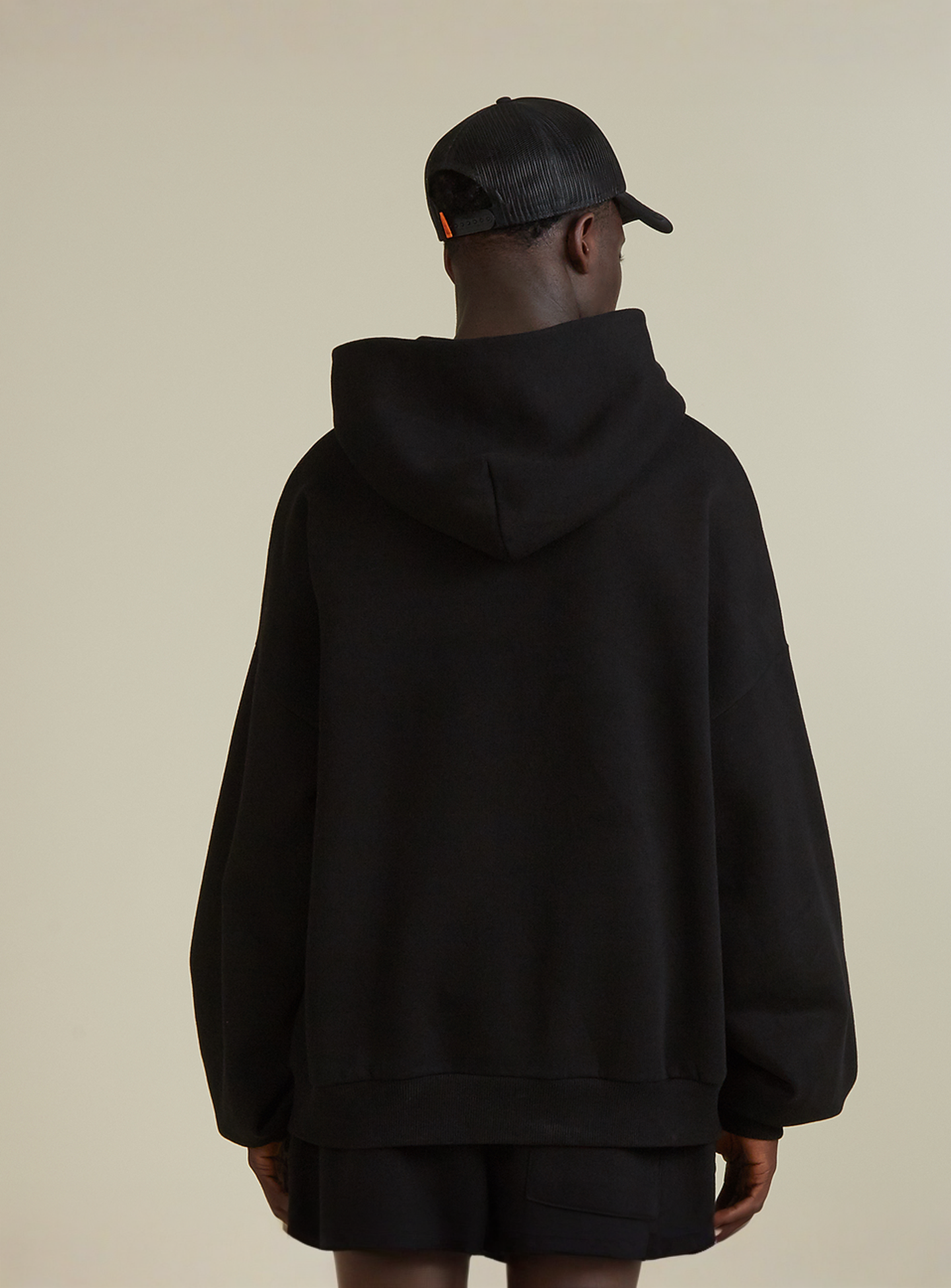 SNIPES, Globe Studs Oversized Hoodie, black, Image 2 of 6