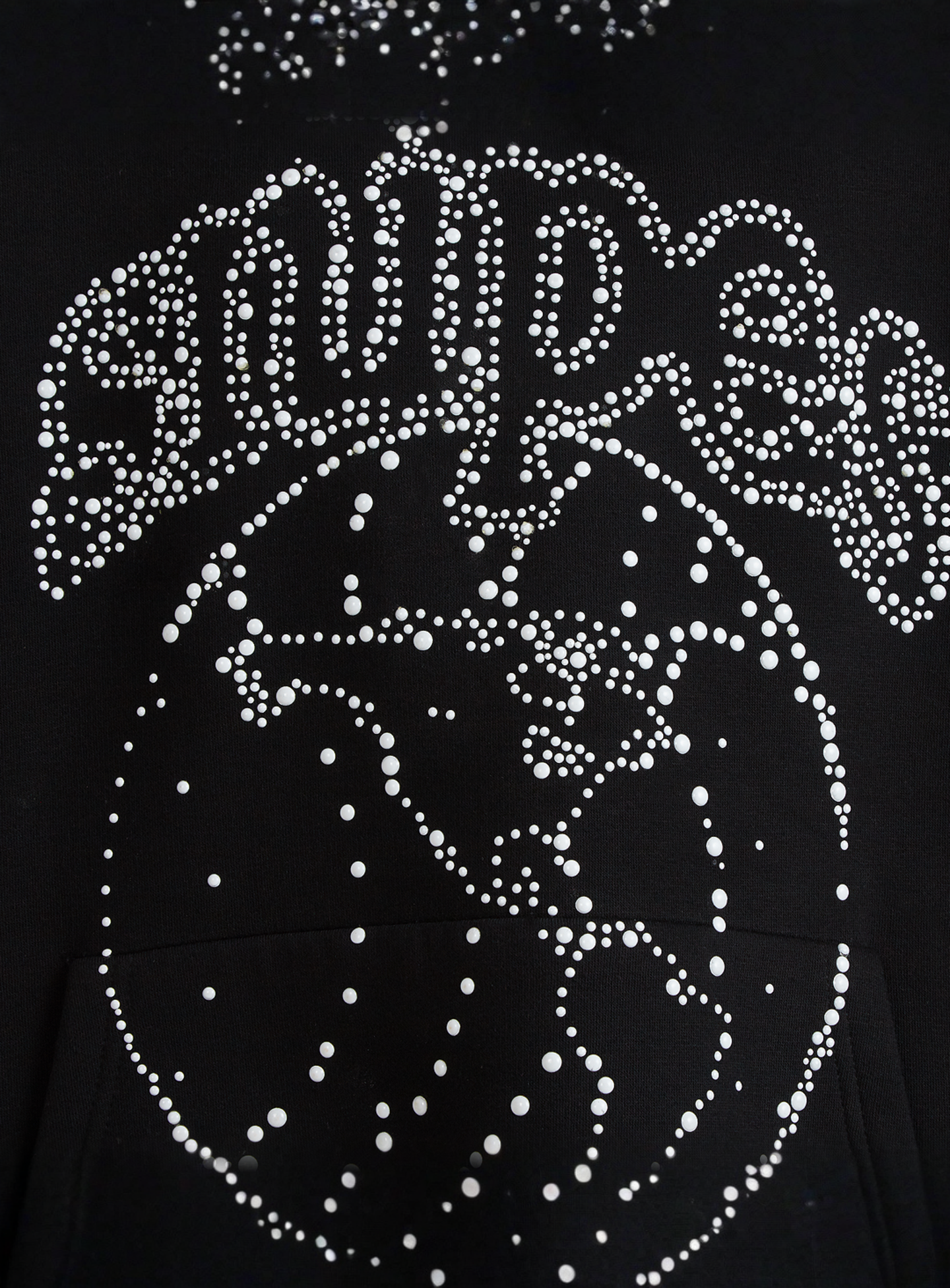 SNIPES, Globe Studs Oversized Hoodie, black, Image 4 of 6