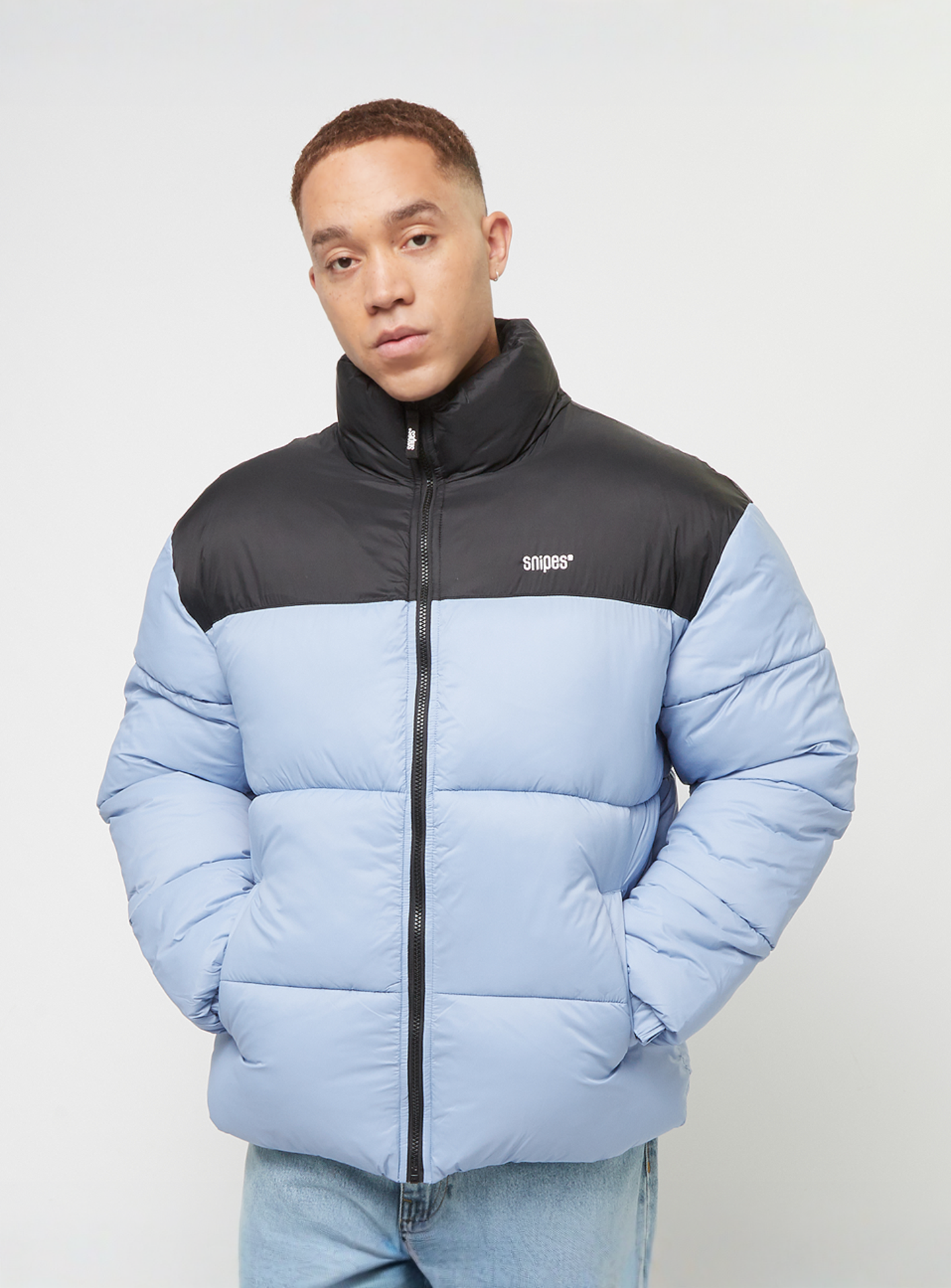 SNIPES, Small Logo Essential Puffer Jacke, blue, Image 1 of 5