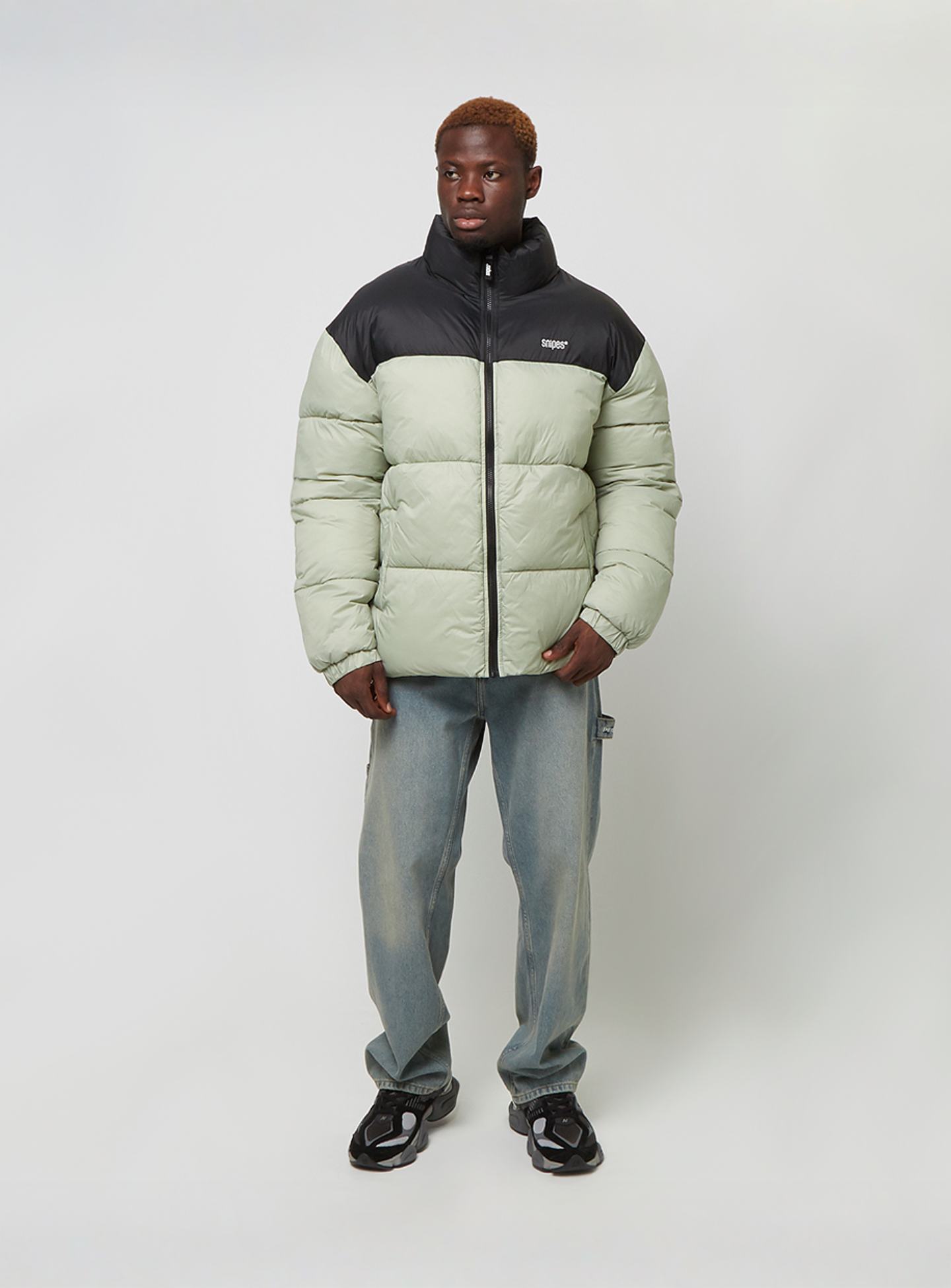 SNIPES, Small Logo Essential Puffer Jacke, green, Image 5 of 5