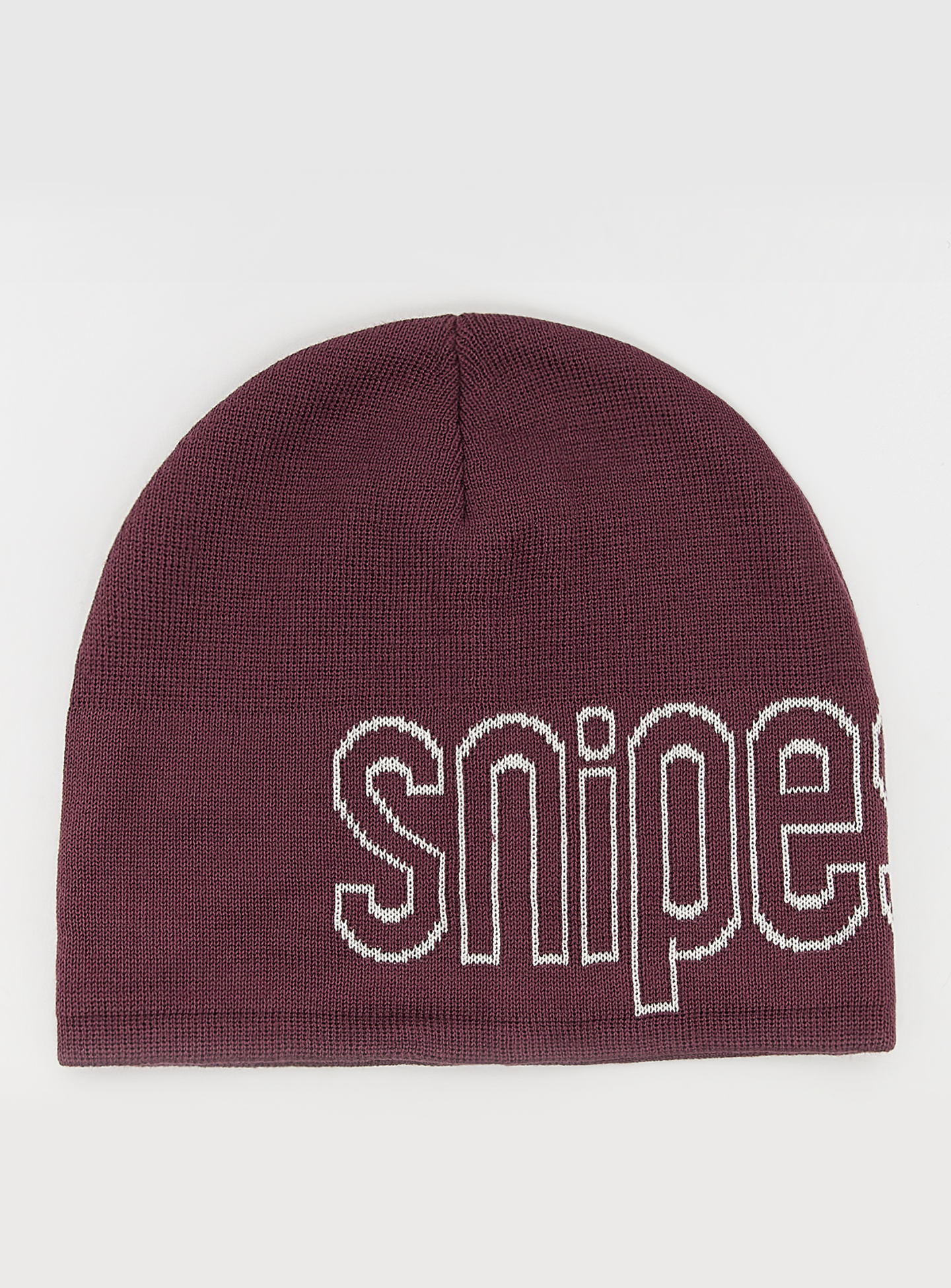 SNIPES, Outline Logo Essential Skully Beanie, red, Image 1 of 4