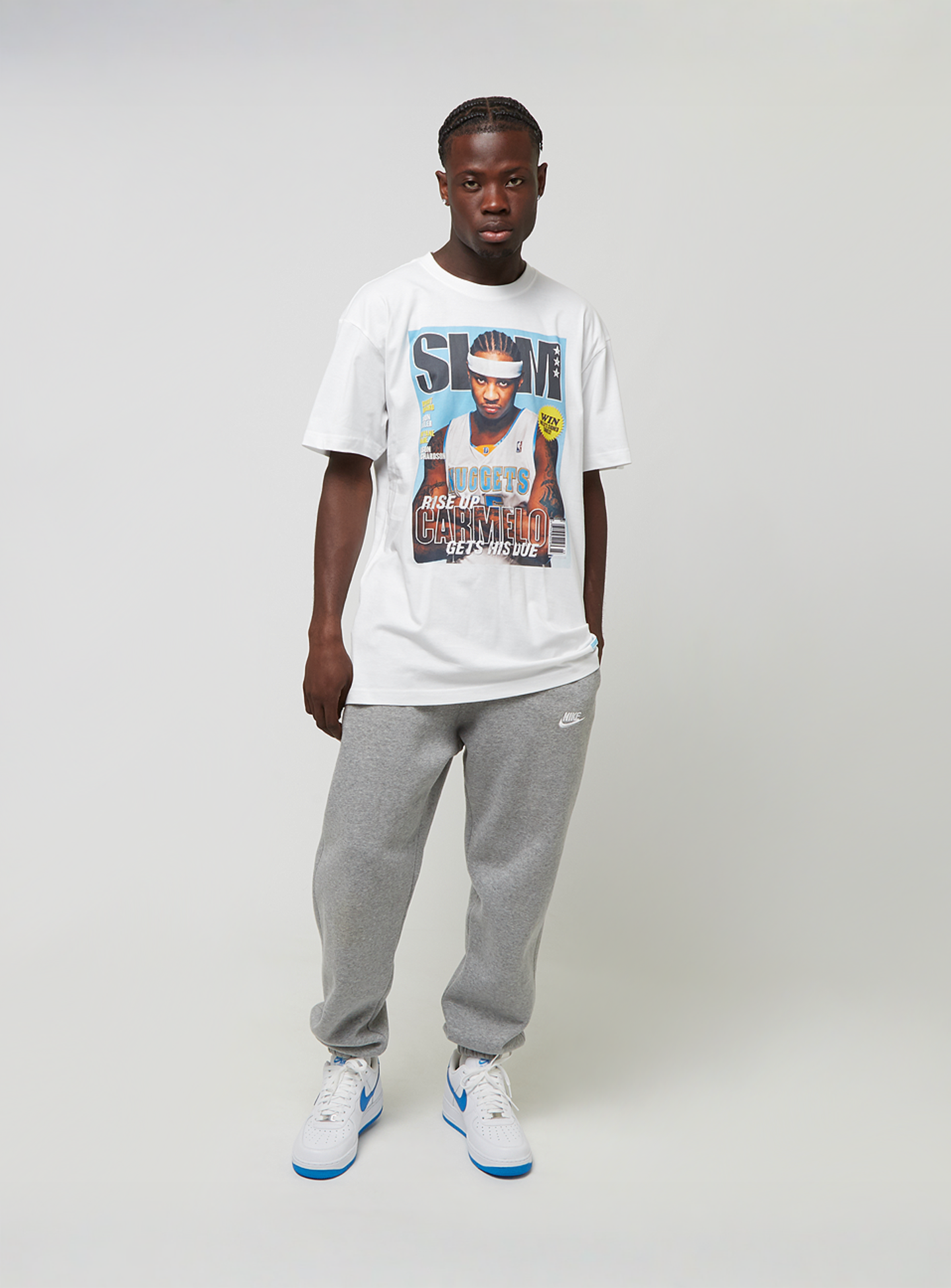 Mitchell & Ness, Slam Cover Tee Denver Nuggets, white, Image 4 of 4