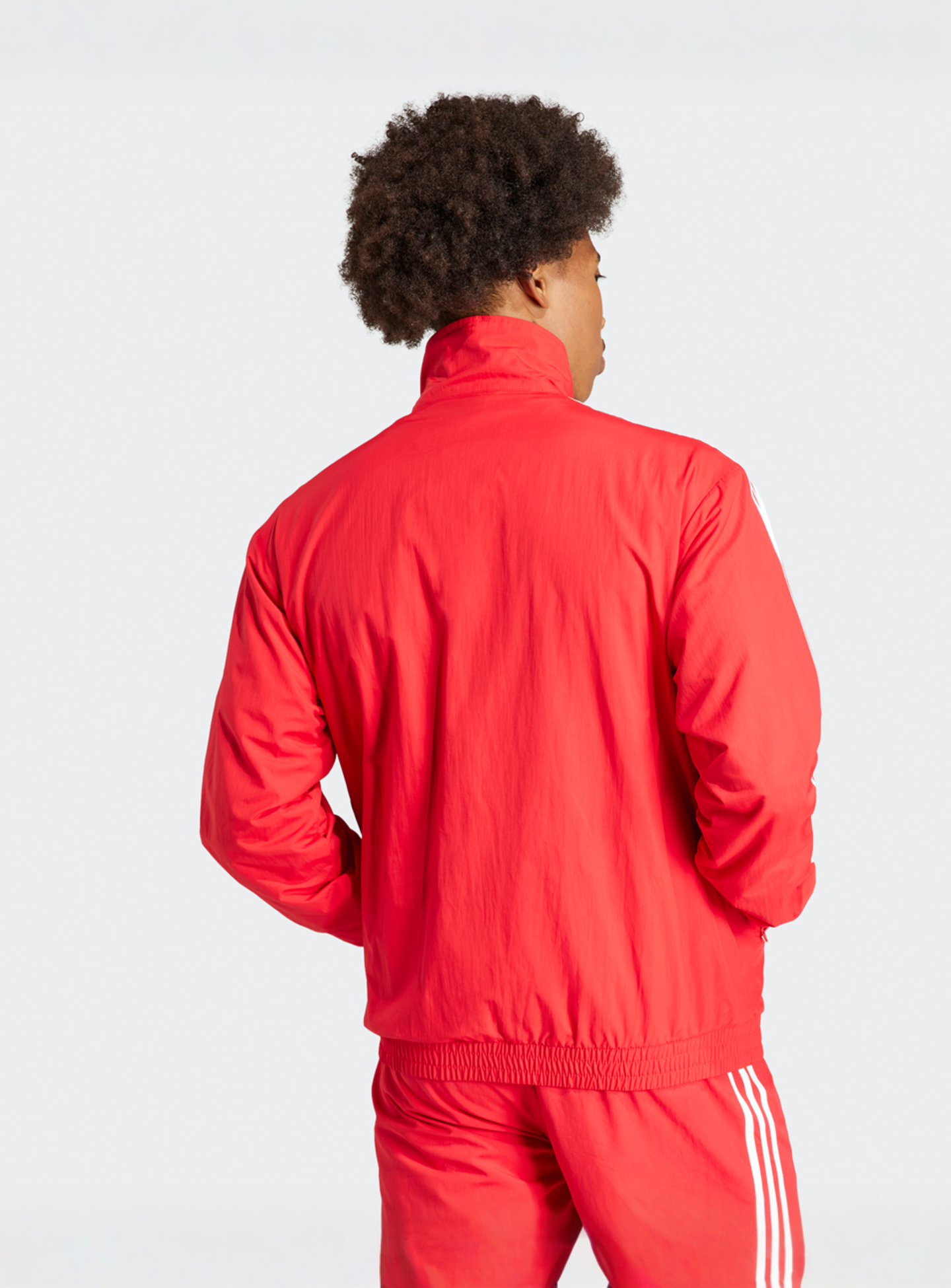 adidas Originals, adicolor Woven Firebird Track Jacket, red, Image 2 of 5
