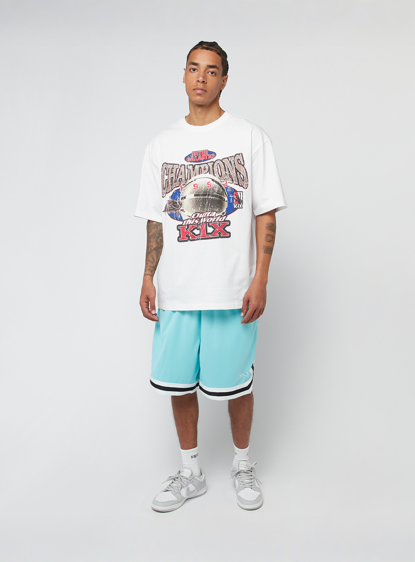 K1X, Gold Basketball Tee, white, Image 4 of 4