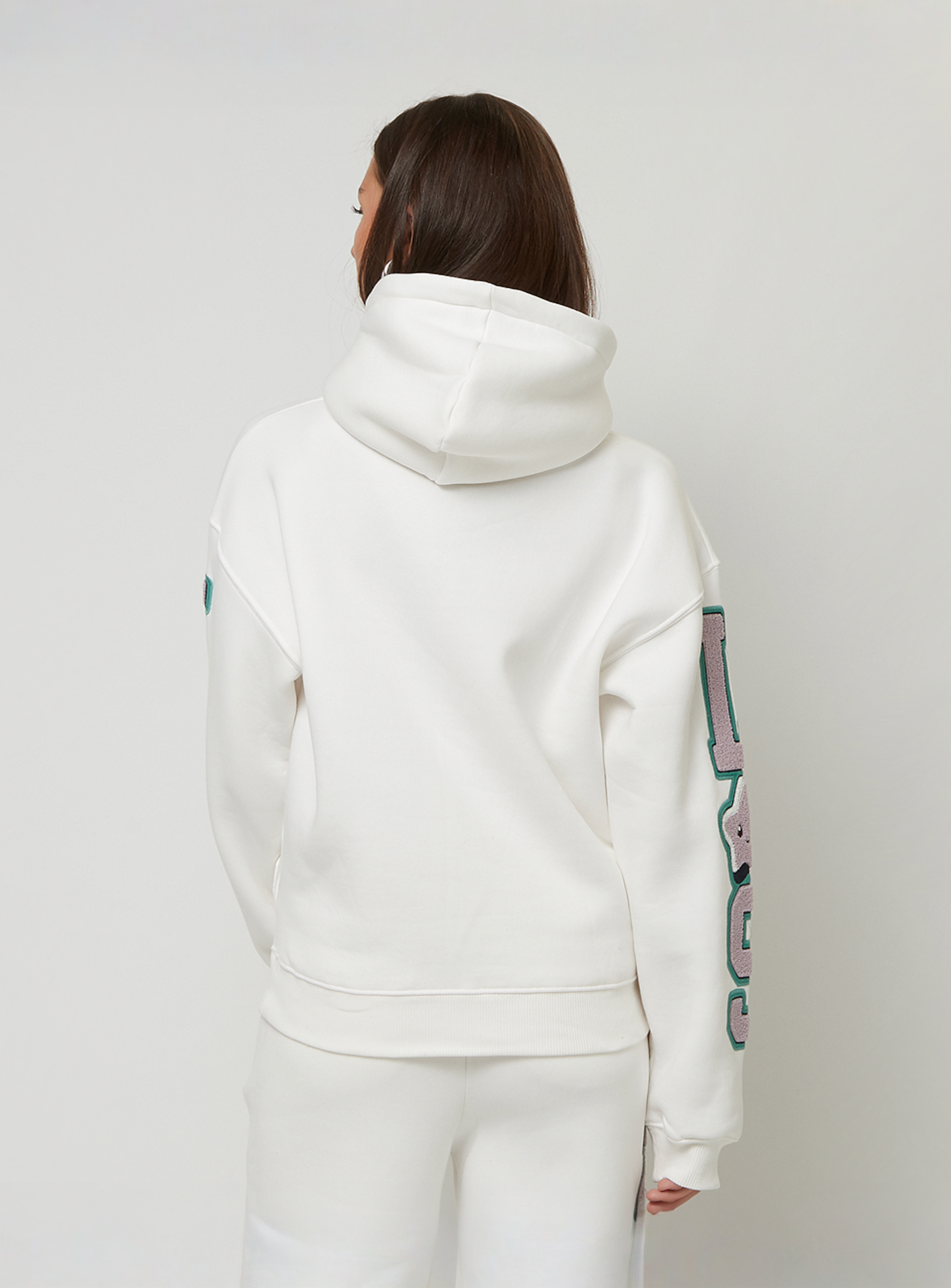 Love Scars, College Star Hoodie, white, Image 2 of 6