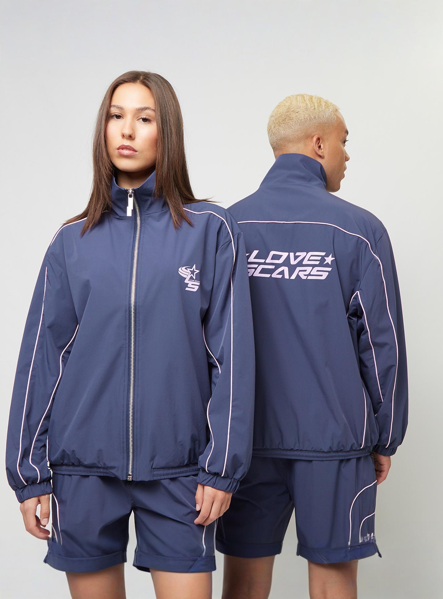 Love Scars, Coach Track Jacke, purple, Image 1 of 5