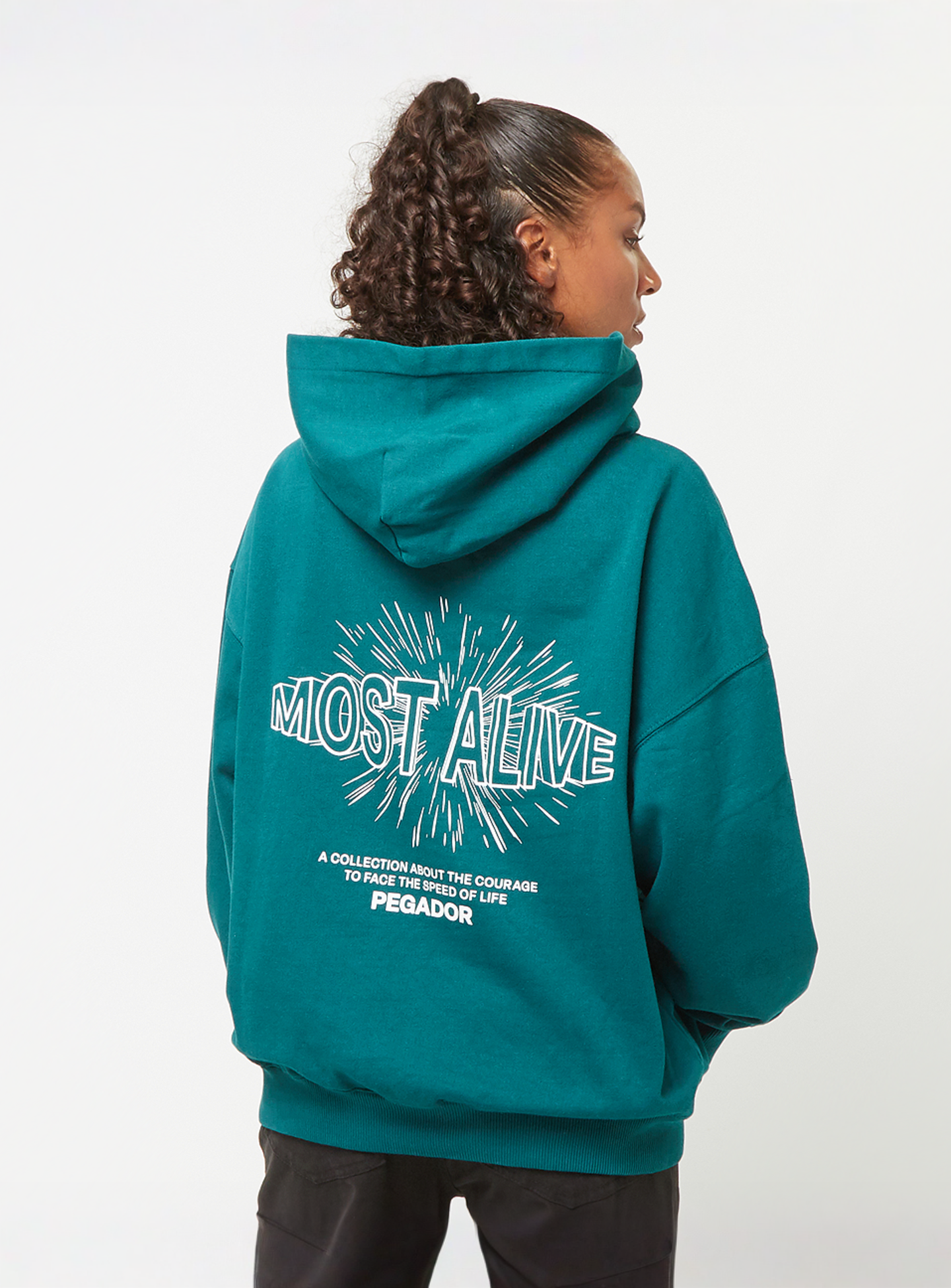 Pegador, Nisa Oversized Hoodie, green, Image 1 of 5