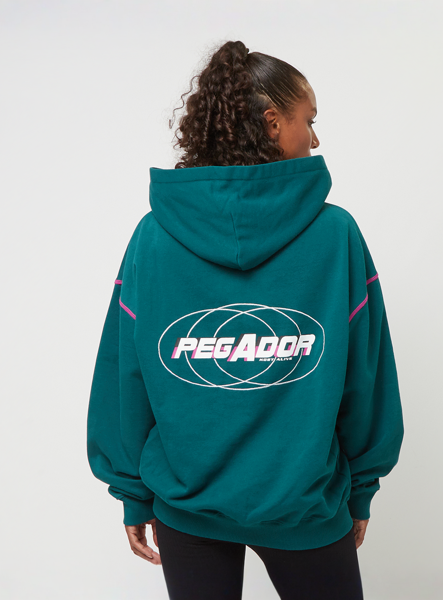 Pegador, Jenna Oversized Sweat Jacket, green, Image 2 of 6